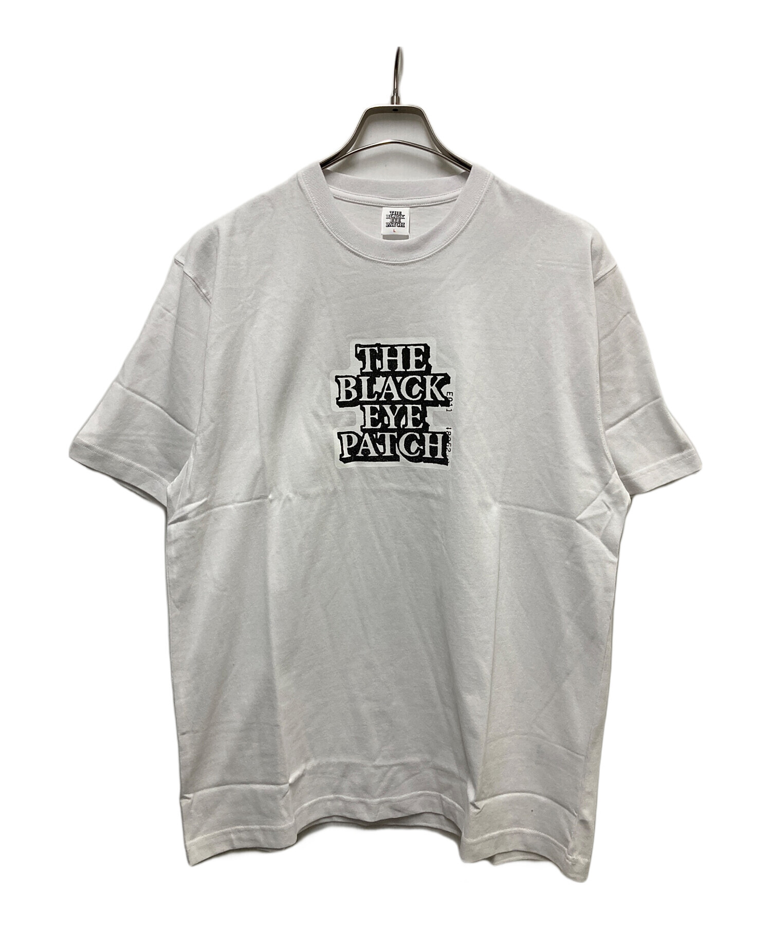 THE BLACK EYE PATCH リップロゴ Tシャツ S ホワイト 中古・古着通販】THE BLACK EYE PATCH (ブラックアイパッチ) ロゴ