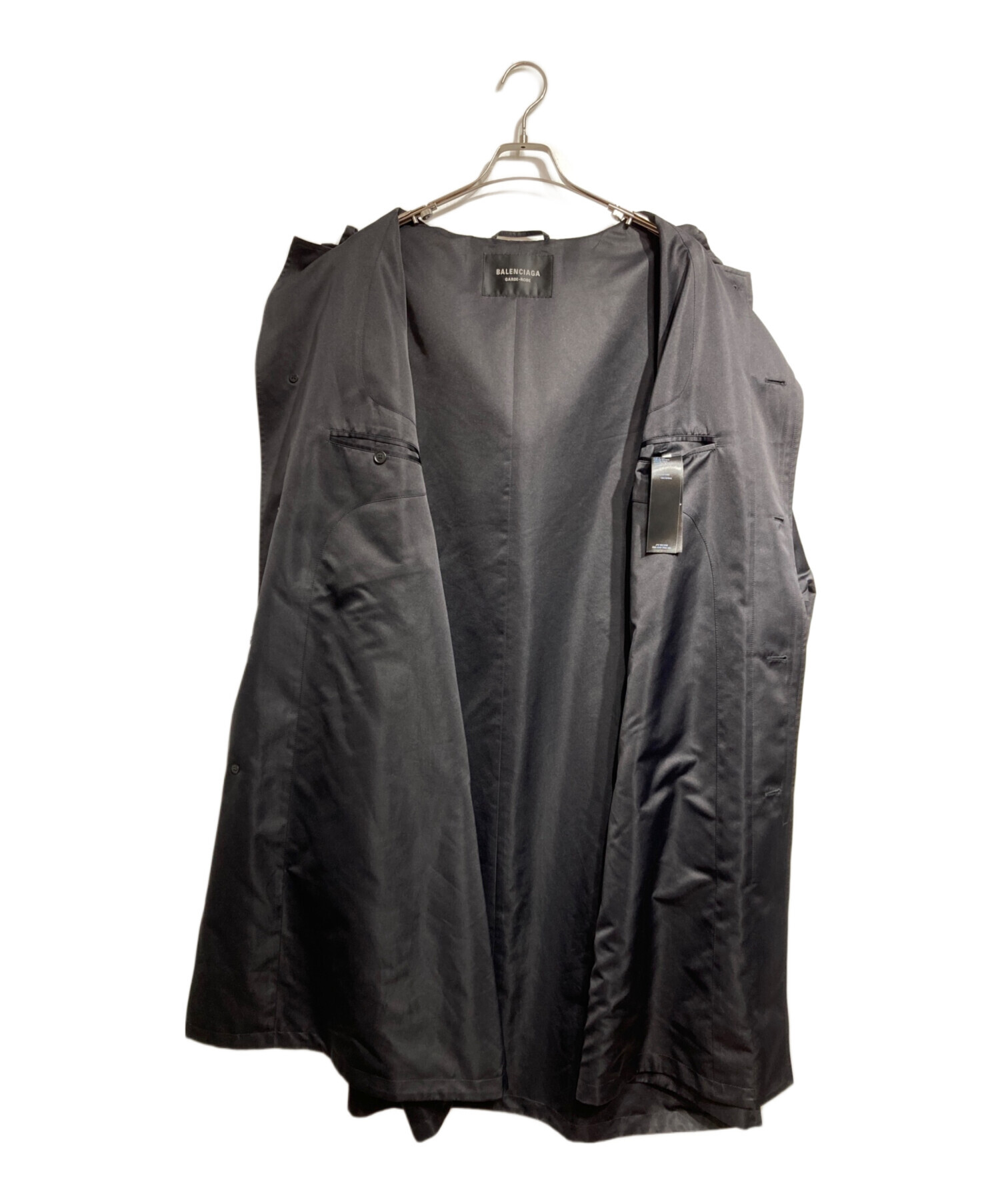 中古・古着通販】BALENCIAGA (バレンシアガ) サテンオーバーフーデッド