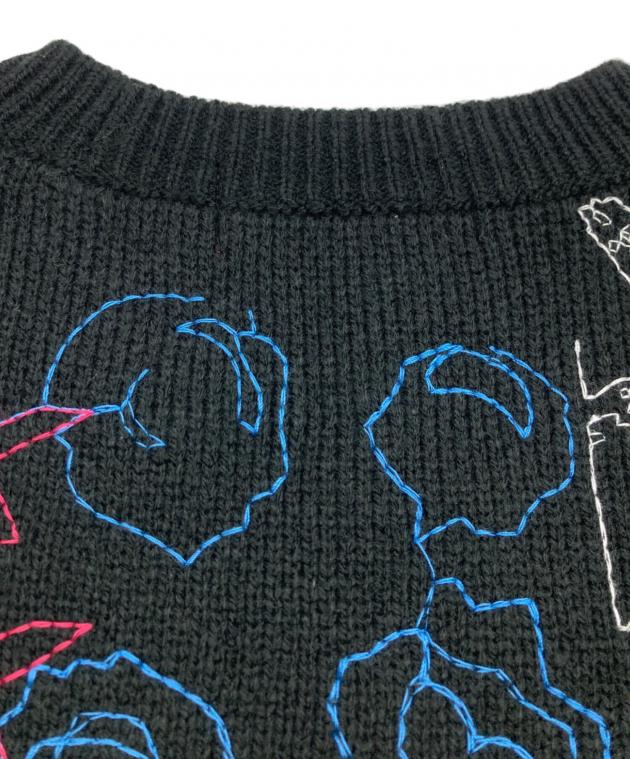 中古・古着通販】Supreme (シュプリーム) collage embroidered sweater