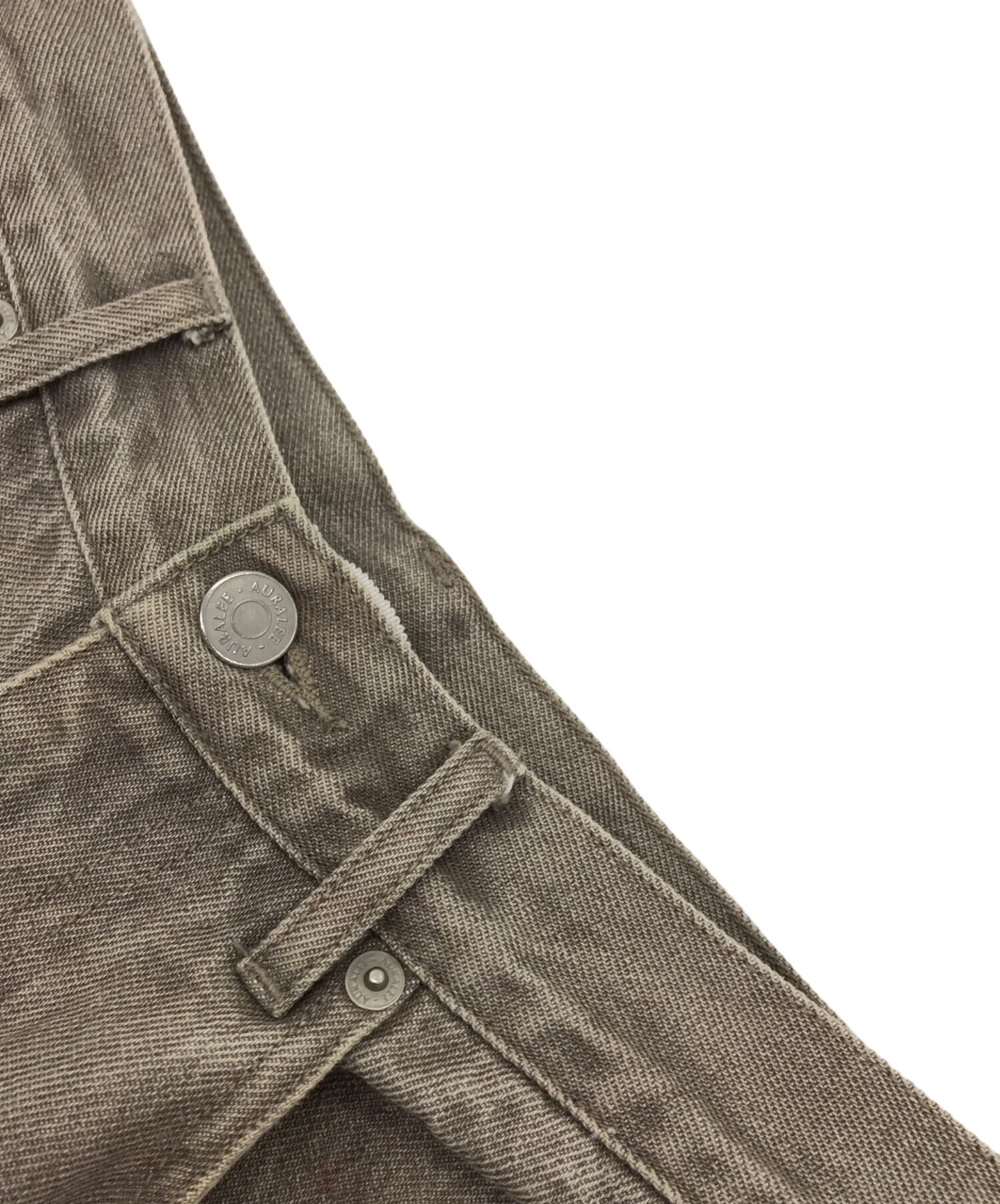 中古・古着通販】AURALEE (オーラリー) HARD TWIST FADED DENIM SHORTS
