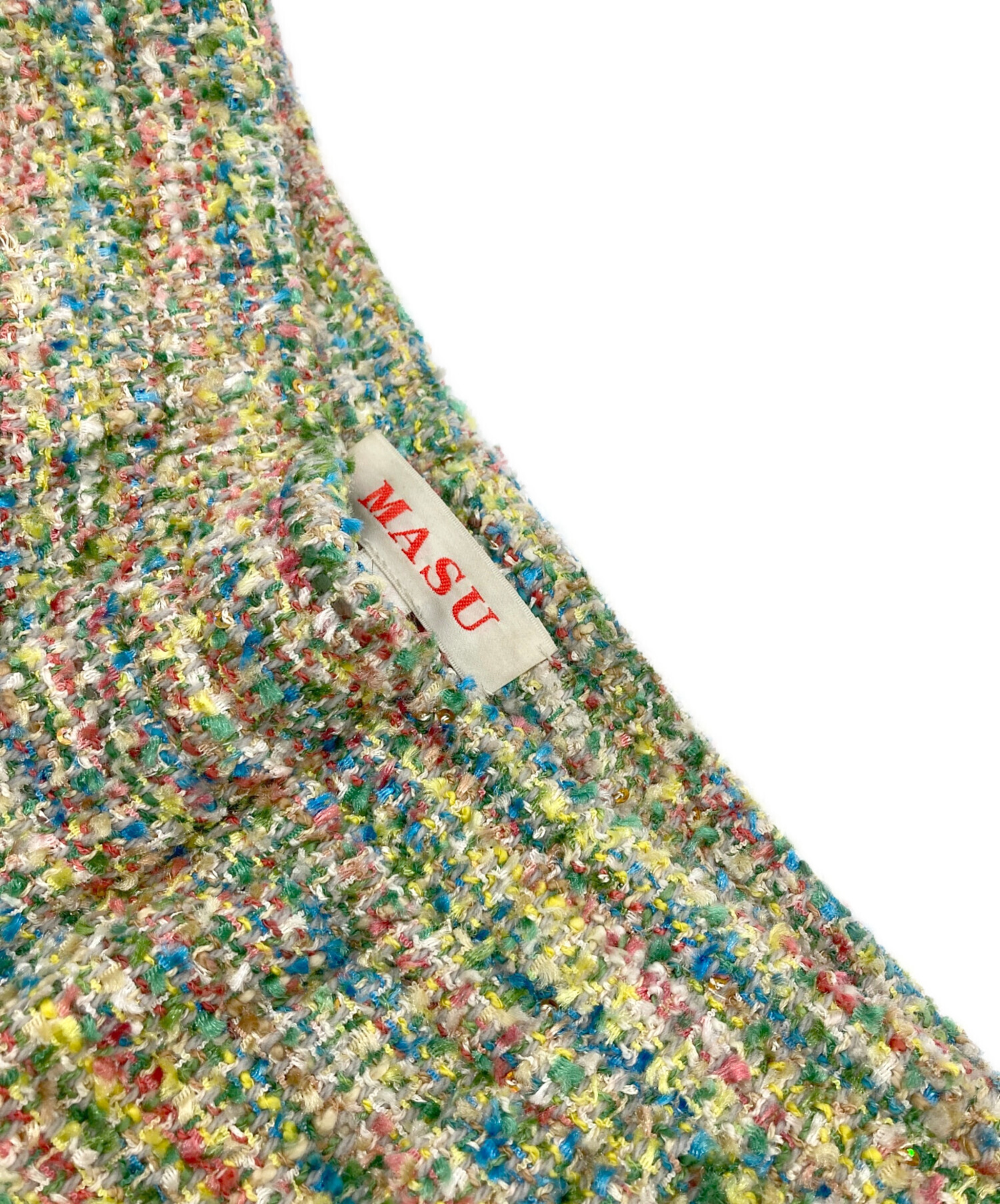 中古・古着通販】MASU (エムエーエスユー) CANDY TWEED WIDE PANTS 中古・古着通販】MASU (エムエーエスユー) CANDY TWEED WIDE PANTS