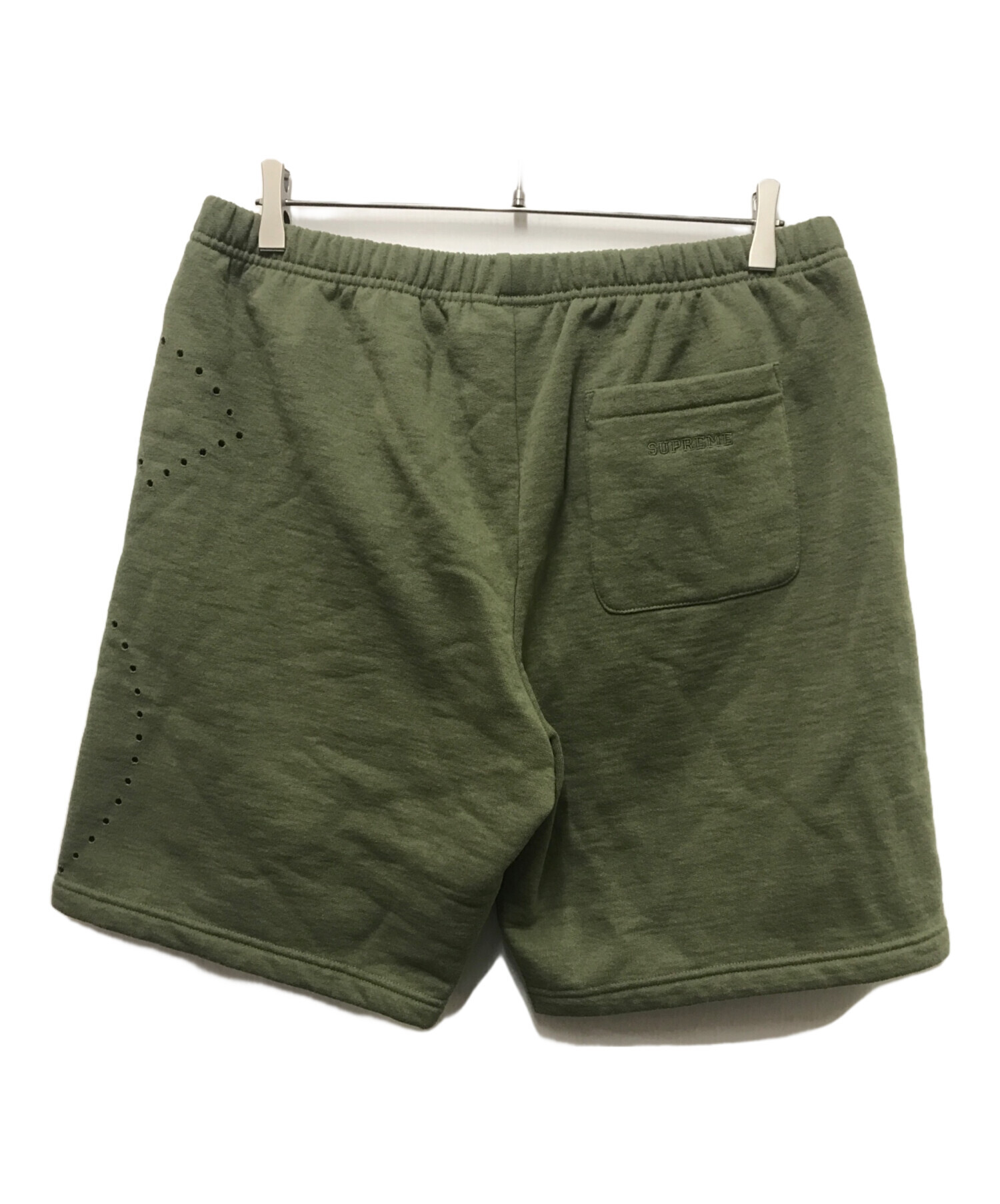 supreme バスケットボールショーツ Mサイズ グリーン 古着 中古・古着通販】SUPREME (シュプリーム) Laser Cut S Logo Sweatshort