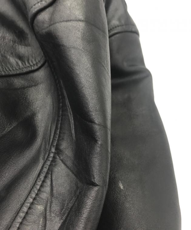 中古・古着通販】Schott (ショット) レザージャケット ブラック サイズ