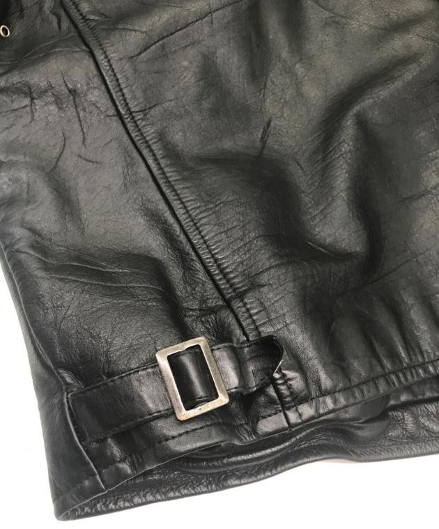 中古・古着通販】Schott (ショット) レザージャケット ブラック サイズ