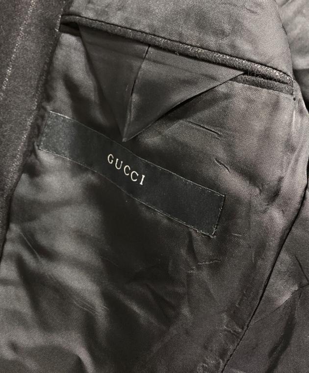 中古・古着通販】GUCCI (グッチ) ウールピンストライプセットアップ
