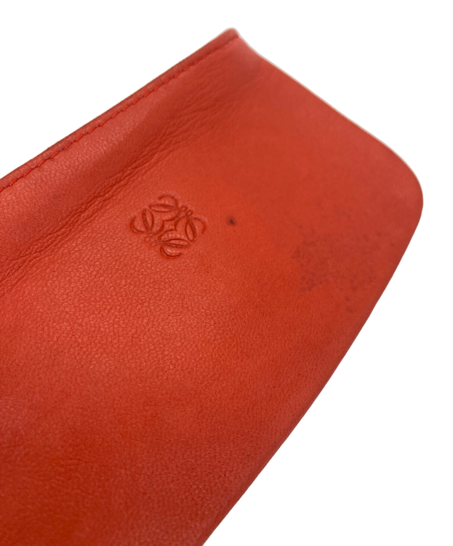 中古・古着通販】LOEWE (ロエベ) キーコインケース オレンジ｜ブランド