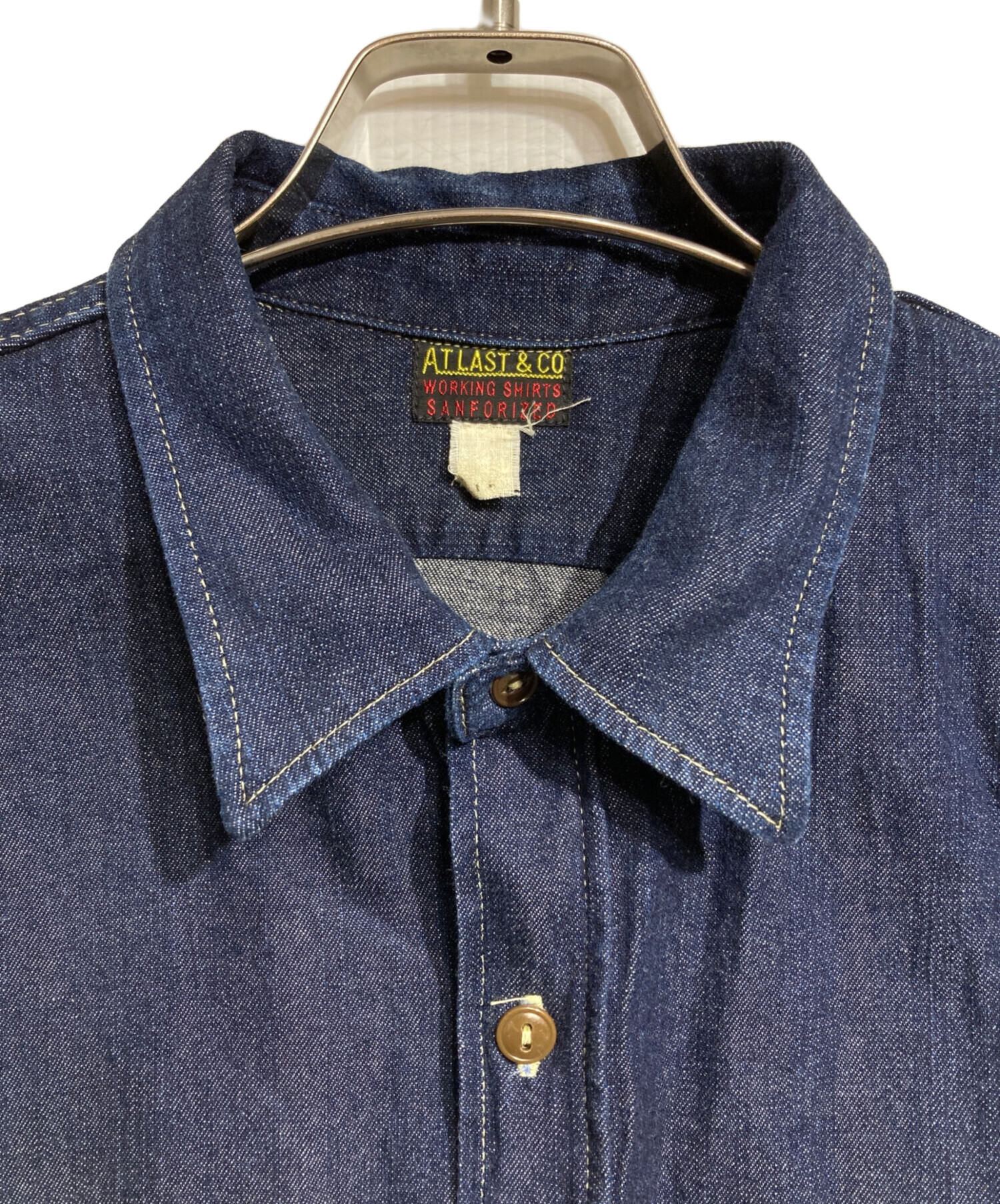 中古・古着通販】ATLAST & CO (アットラスト) デニムシャツ/Denim