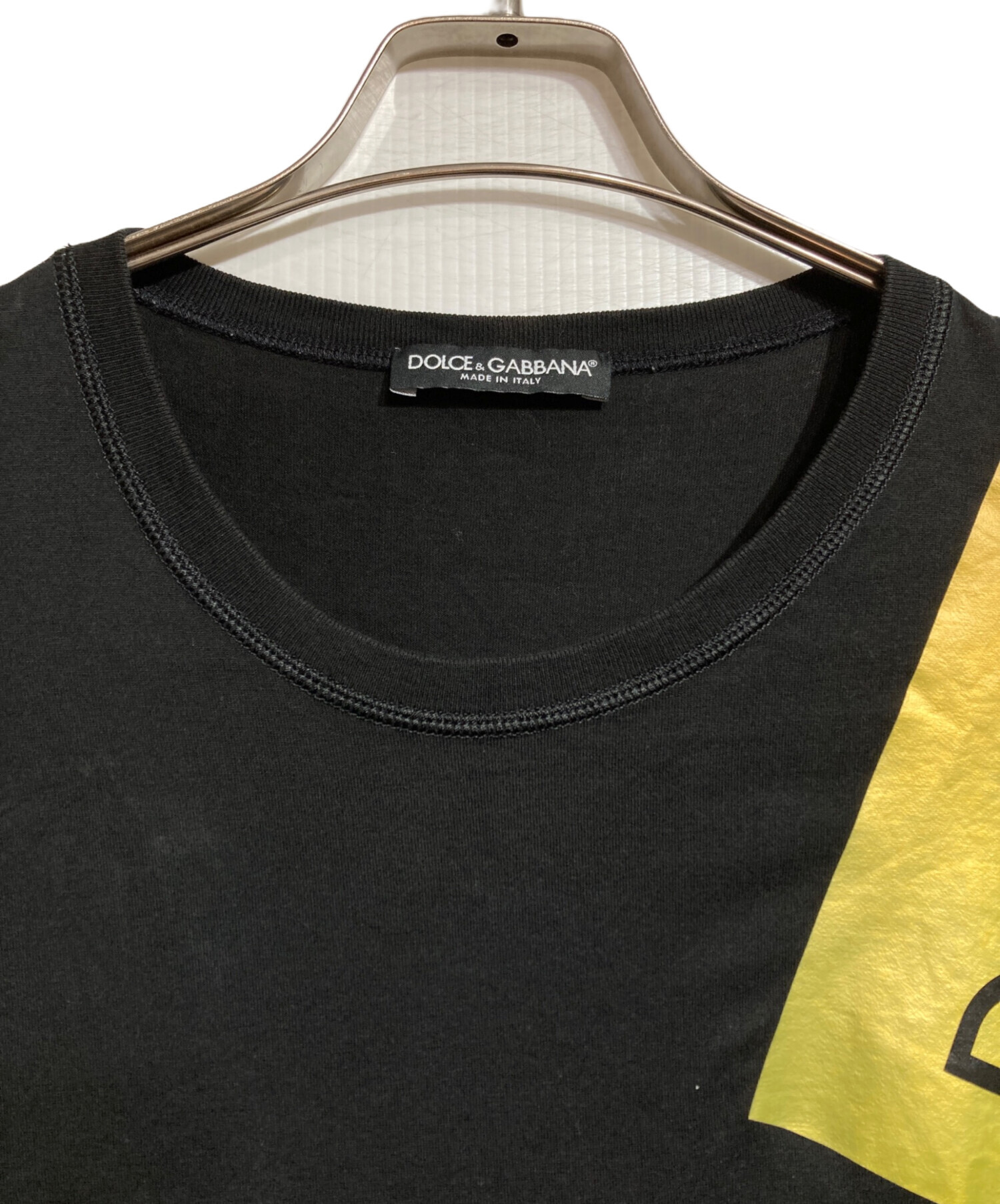 中古・古着通販】DOLCE & GABBANA (ドルチェ＆ガッバーナ) ロゴテープT