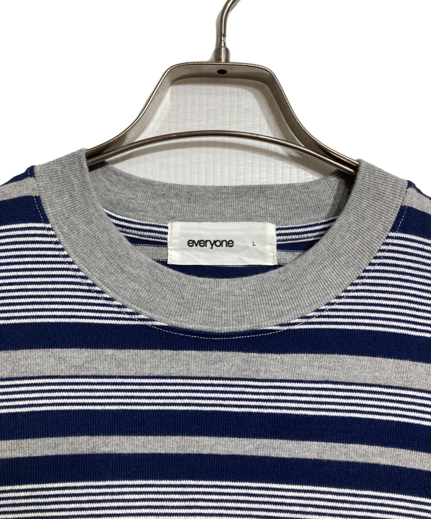 中古・古着通販】everyone (エブリワン) border long sleeve tee shirt