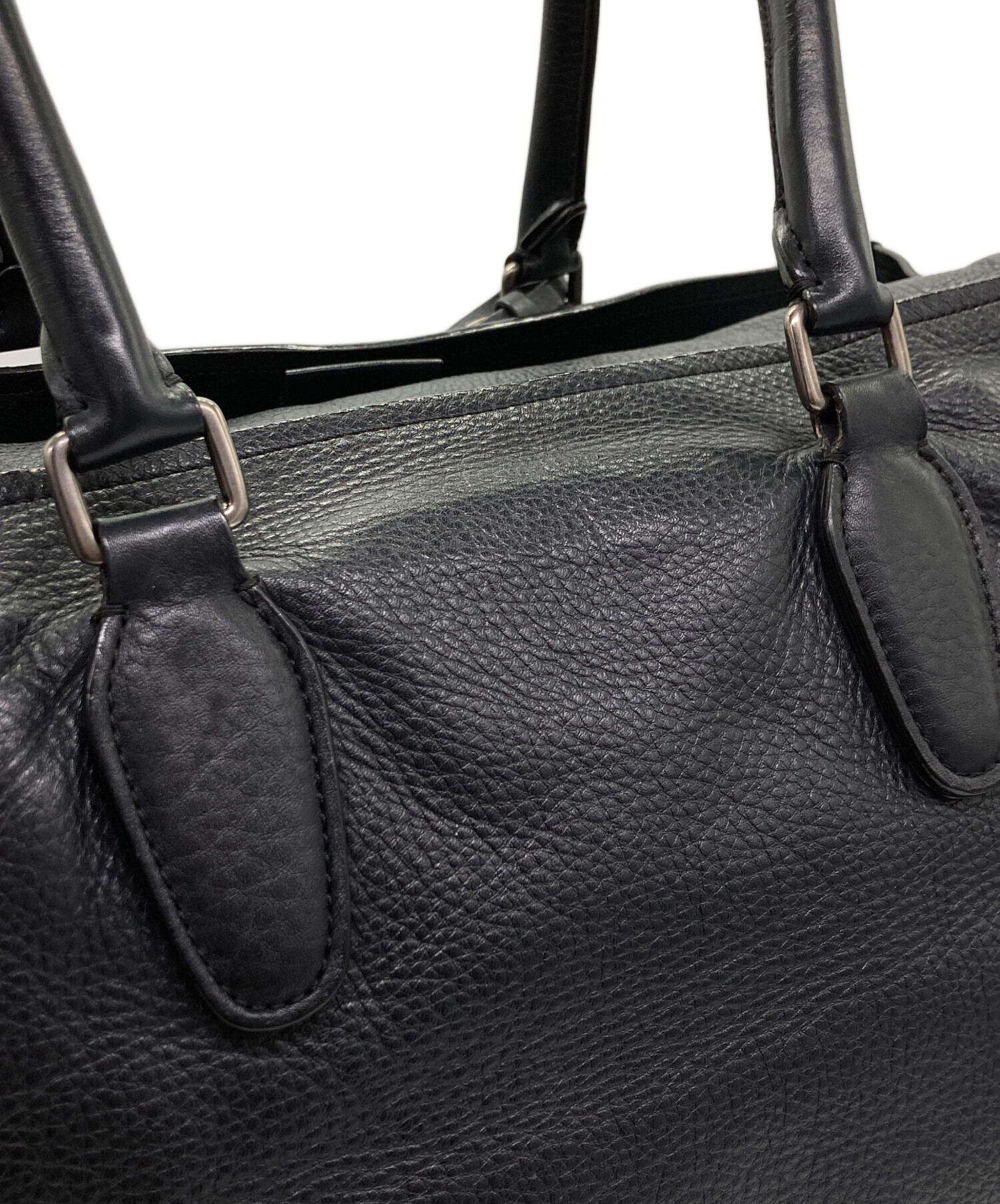 JIL SANDER 　ジルサンダー　特大　ボストンバッグ　ナイロンレザー 中古・古着通販】JIL SANDER (ジルサンダー) レザーボストンバッグ