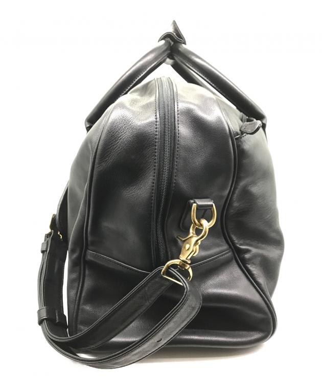 COACH レザー 2WAY レキシトンボストンバッグ F70668 ブラック 送料無料 超美品 COACH コーチ メンズ ボストンバッグ レザー 2way