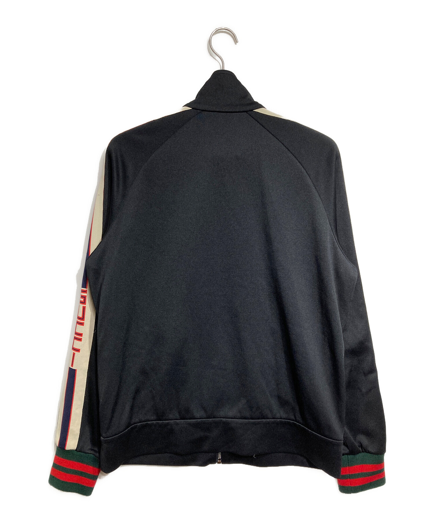 GUCCI グッチ テクニカルジャージXLシェリージャケットブラック GUCCI グッチ テクニカルジャージ XL シェリー ジャケット ブラック