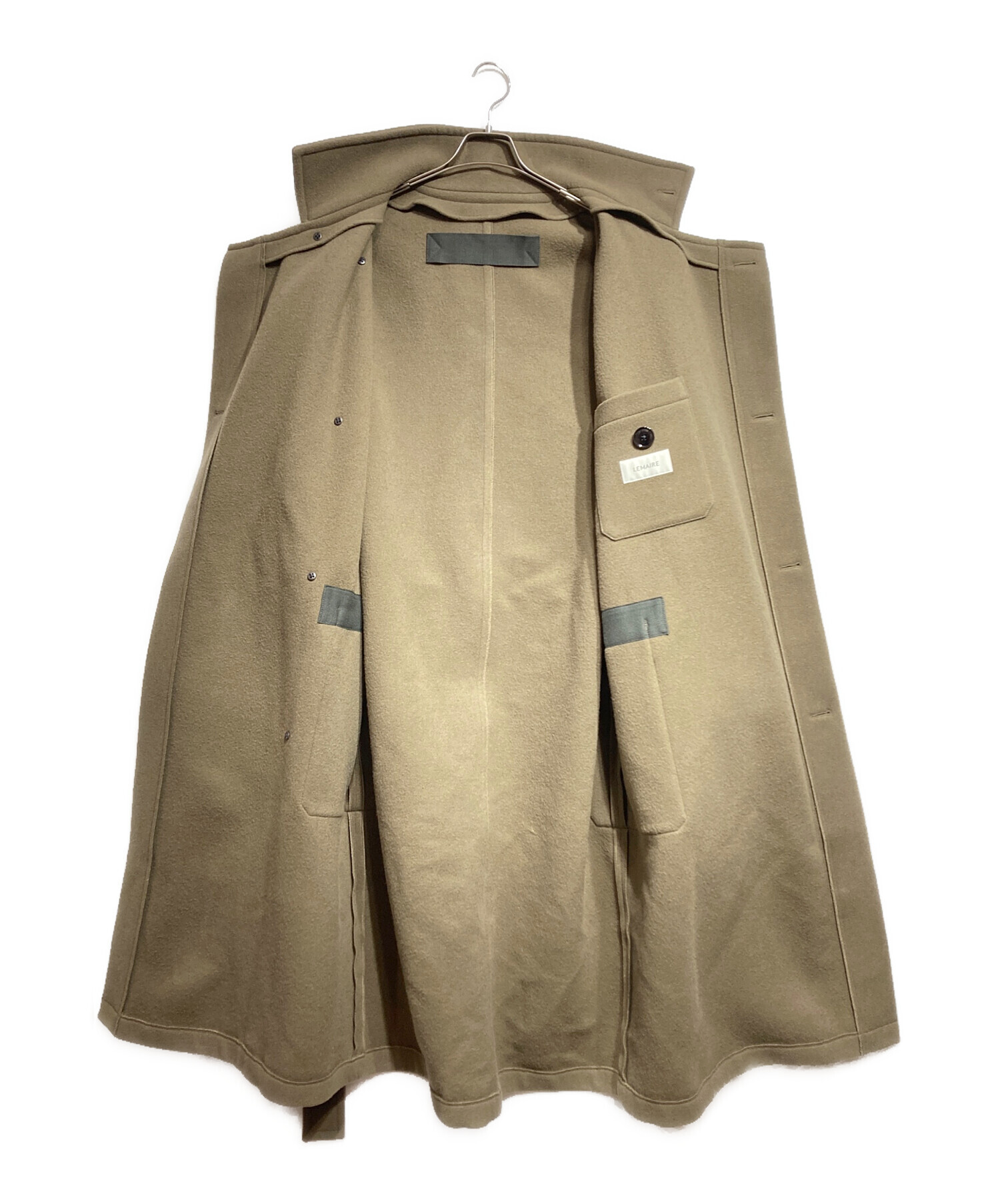 中古・古着通販】LEMAIRE (ルメール) WRAP COAT DARK SQUIRREL/ラップ