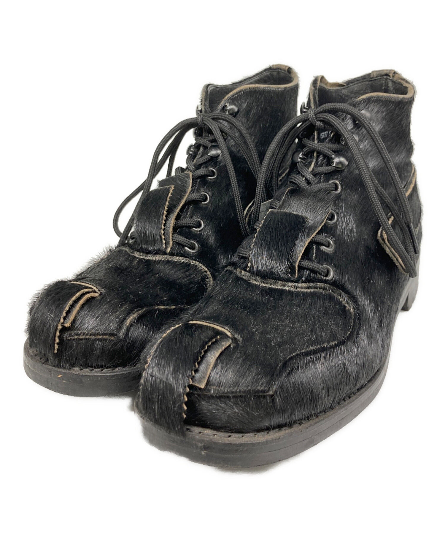 HIRO×John Moore ハラコ　ブーツblack 中古・古着通販】JOHN MOORE (ジョンムーア) HIRO(現Kidillデザイナー