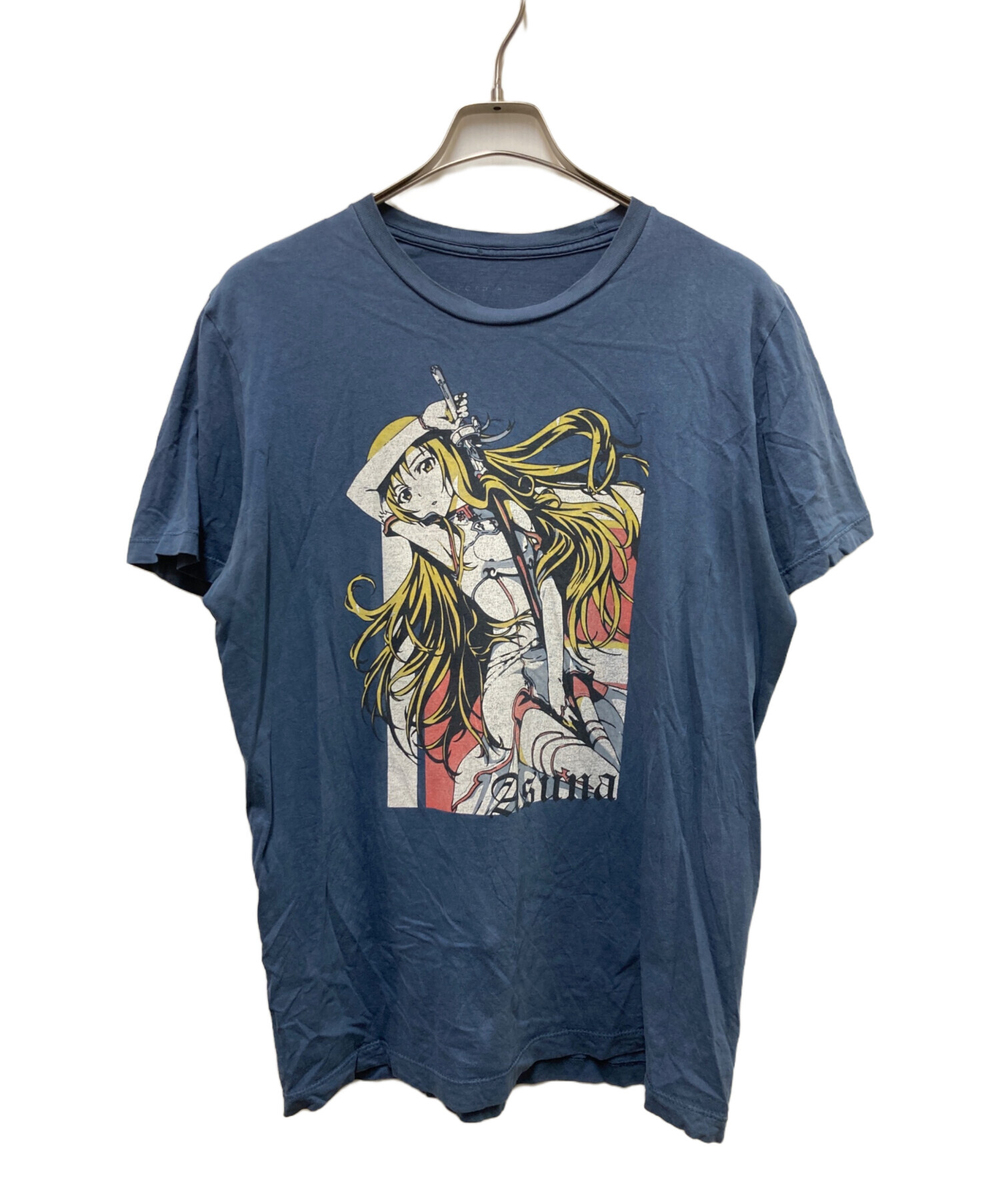 Paco Rabanne Tシャツ・カットソー XS 青x白(タイダイ) 【古着】【中古】 Sunsations タイダイ ロンT ロングTシャツ XL ブルー ビッグサイズ
