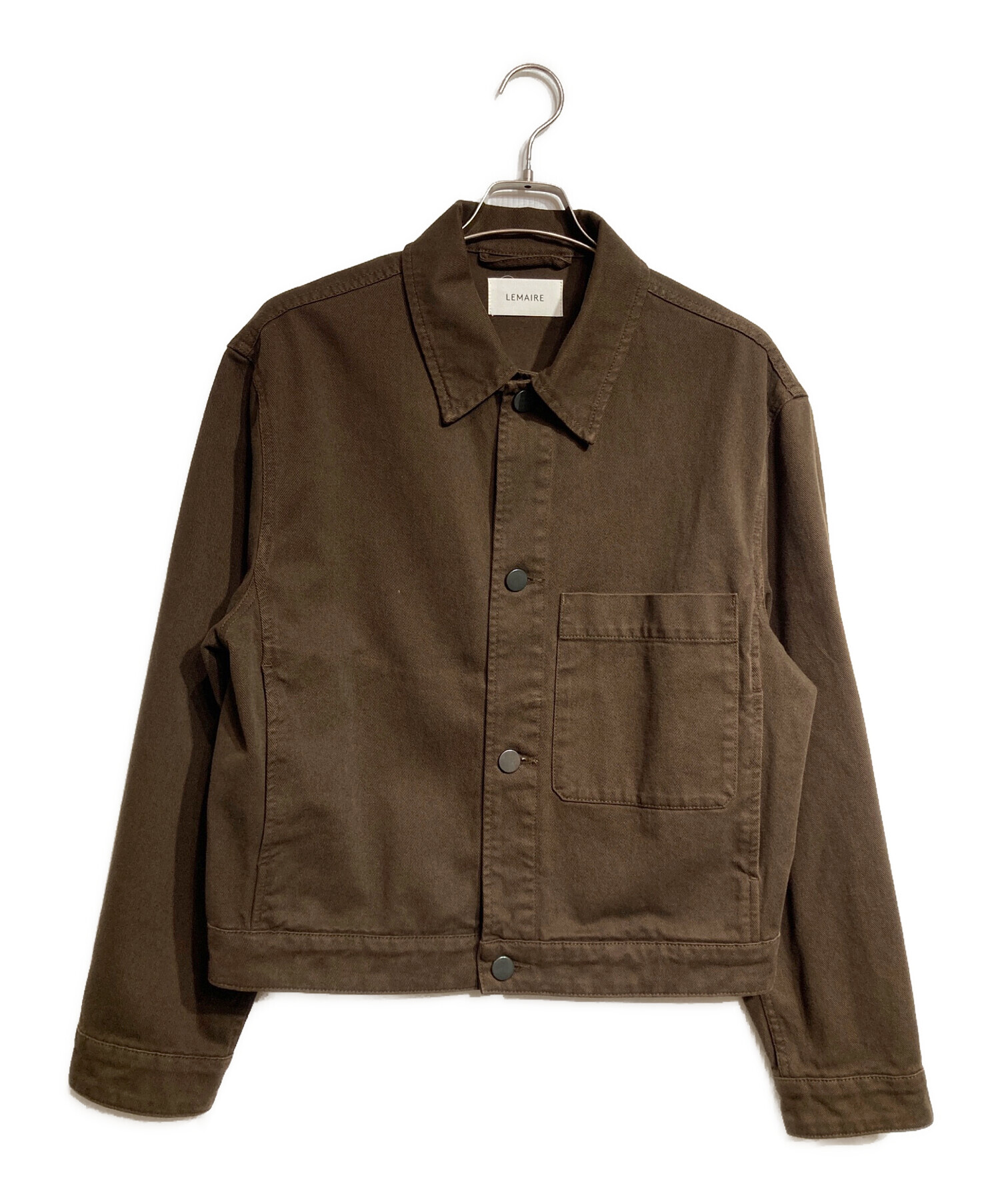 LEMAIREボクシー デニムジャケット ブラウン M 美品 LEMAIREボクシー デニムジャケット ブラウン M 美品の通販はau PAY