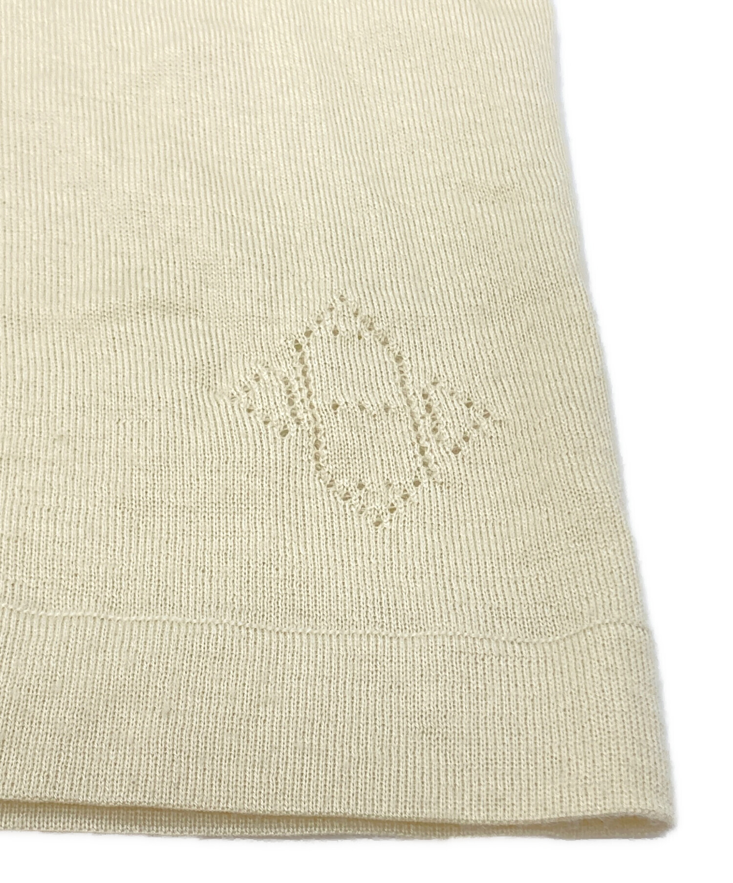 中古・古着通販】HERMES (エルメス) カシミヤ半袖ニット/Cashmere