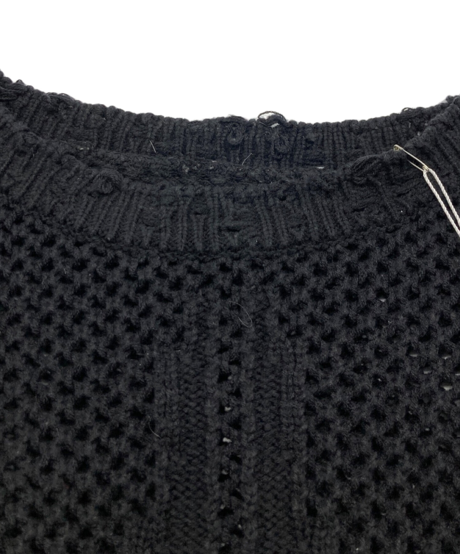 THUG CLUBブラックTribal Net Knitsサイズ1 中古・古着通販】THUG CLUB (サグ クラブ) Tribal Net Knits ブラック