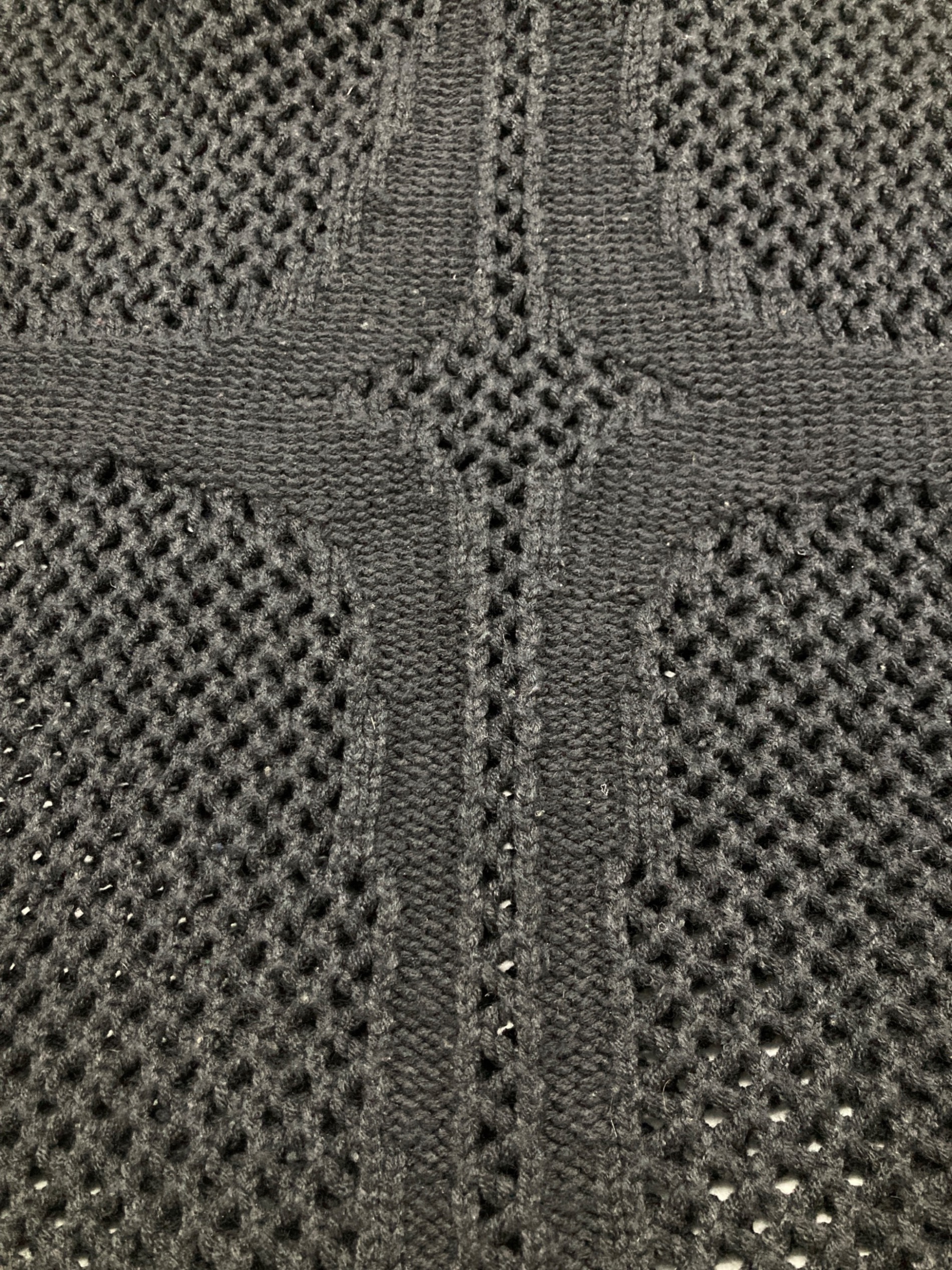 中古・古着通販】THUG CLUB (サグ クラブ) Tribal Net Knits ブラック