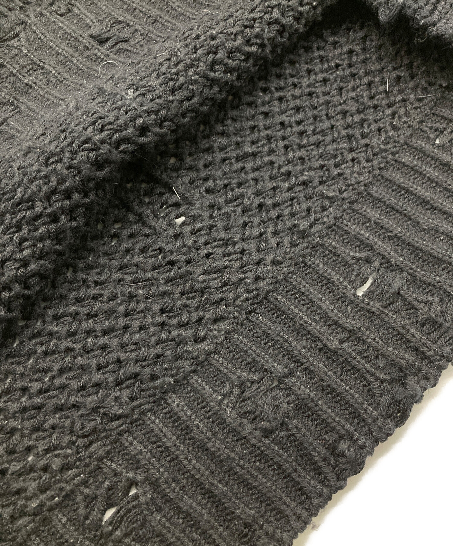 THUG CLUBブラックTribal Net Knitsサイズ1 中古・古着通販】THUG CLUB