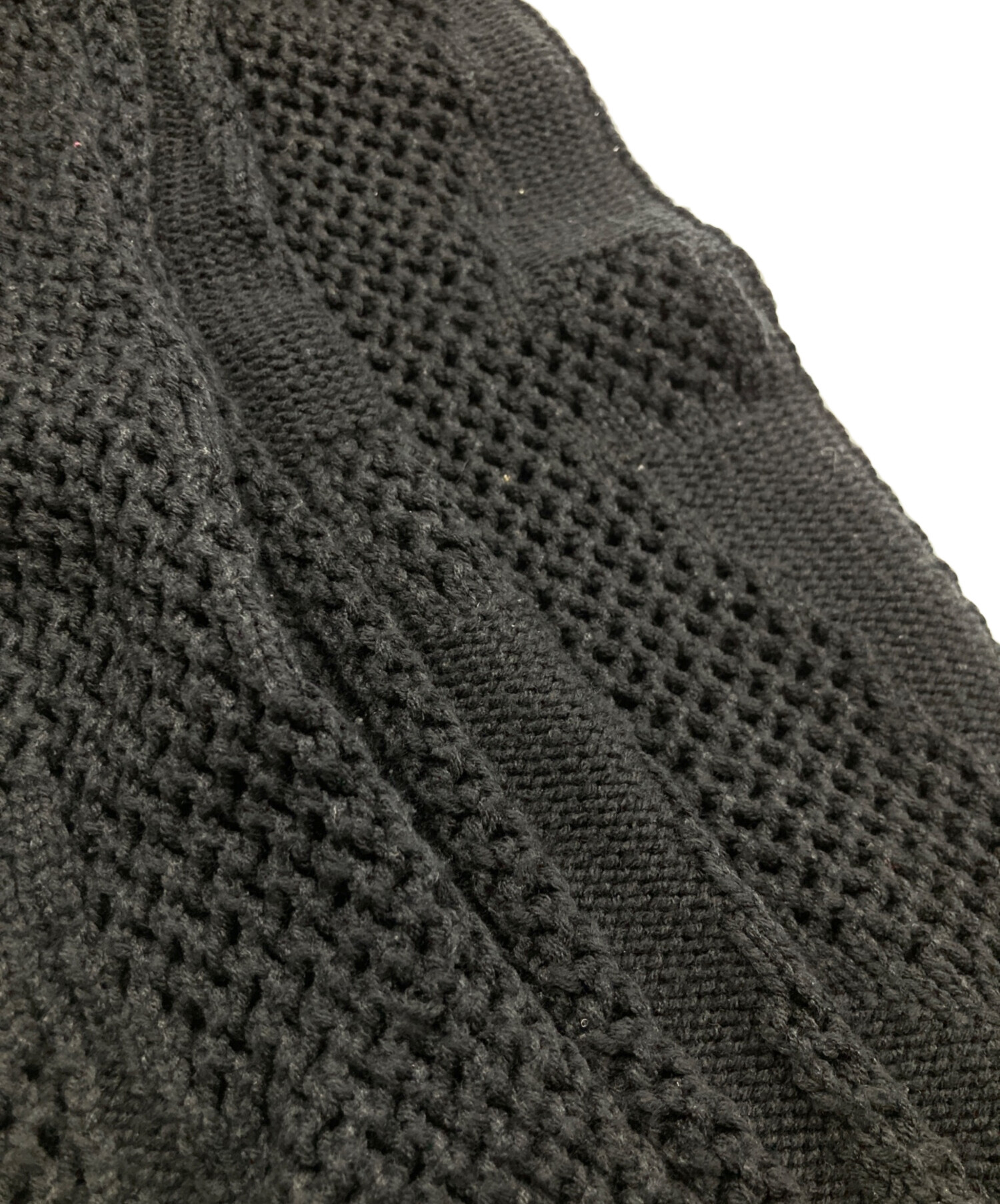 THUG CLUBブラックTribal Net Knitsサイズ1 THUG CLUBブラックTribal Net Knitsサイズ1 中古・古着通販】THUG CLUB