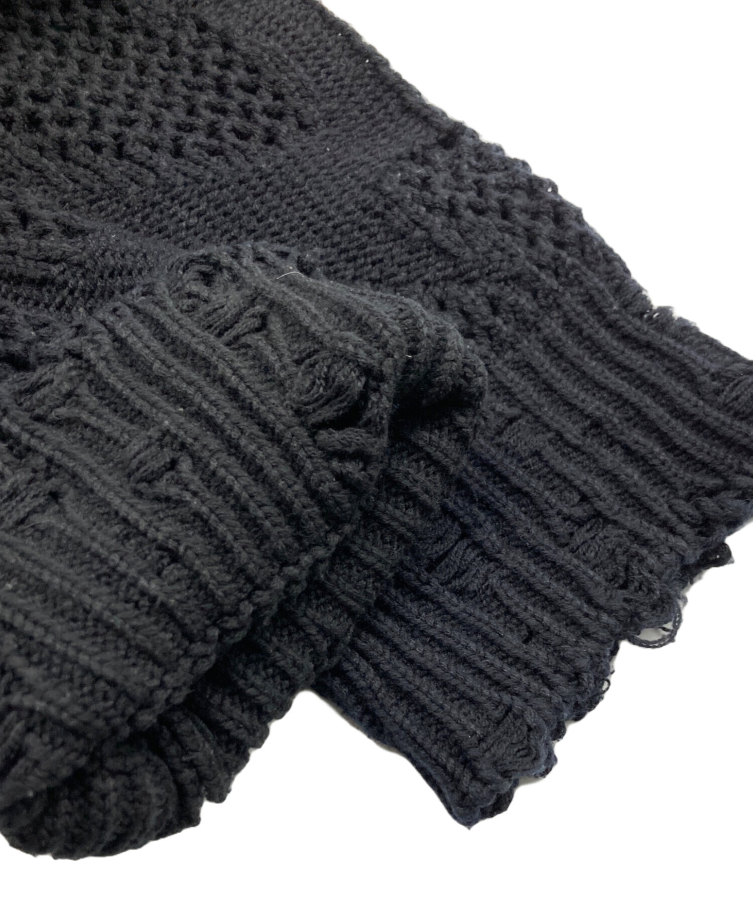 中古・古着通販】THUG CLUB (サグ クラブ) Tribal Net Knits ブラック