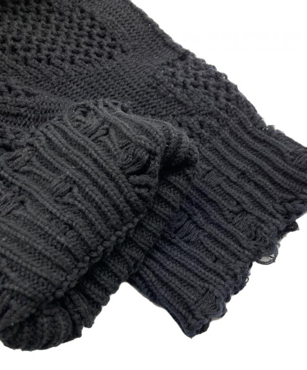 中古・古着通販】THUG CLUB (サグ クラブ) Tribal Net Knits ブラック