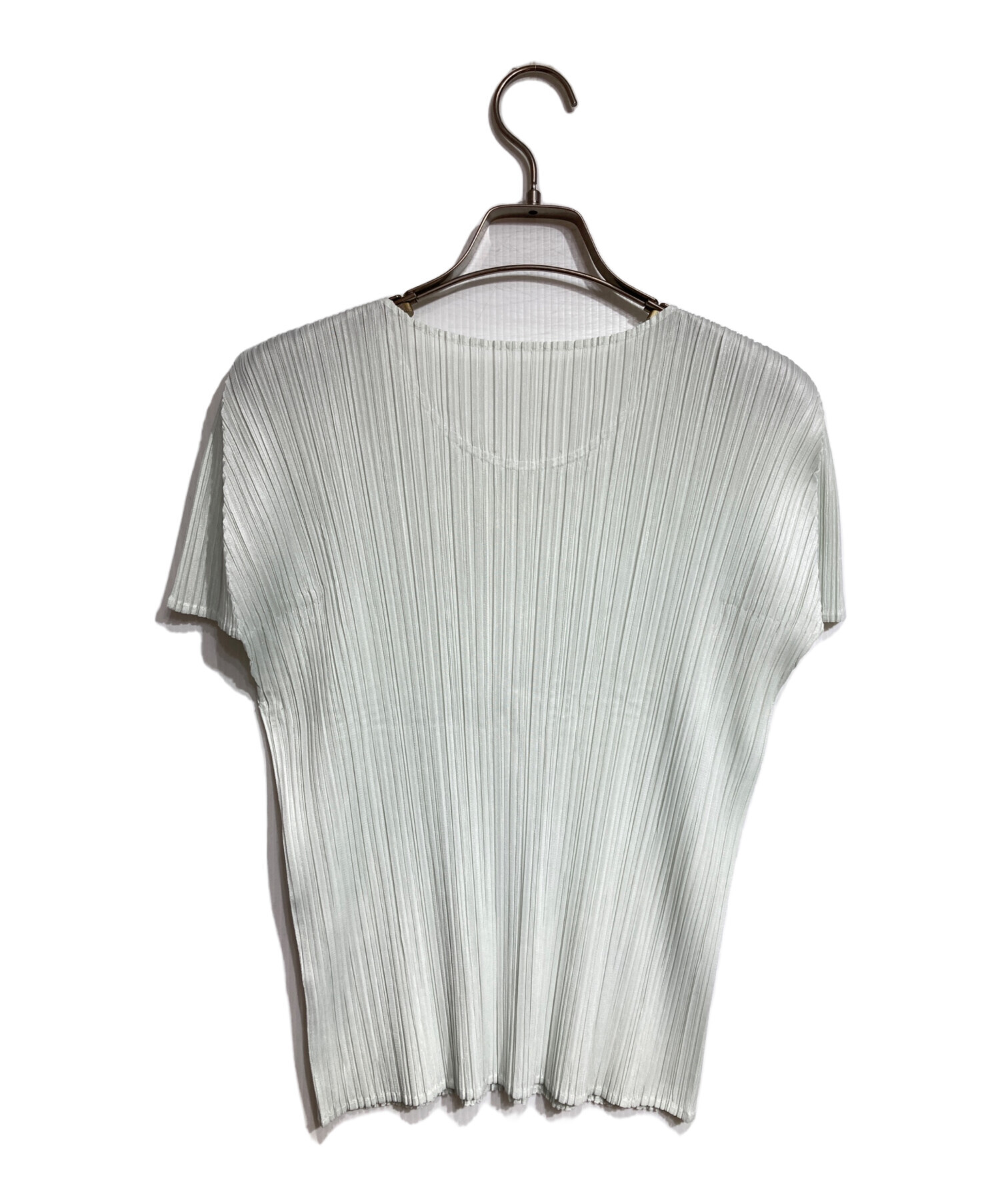 PLEATSPLEASE カットソー【サイズ3 L相当】【ミントグリーン】 中古・古着通販】PLEATS PLEASE (プリーツプリーズ) プリーツ