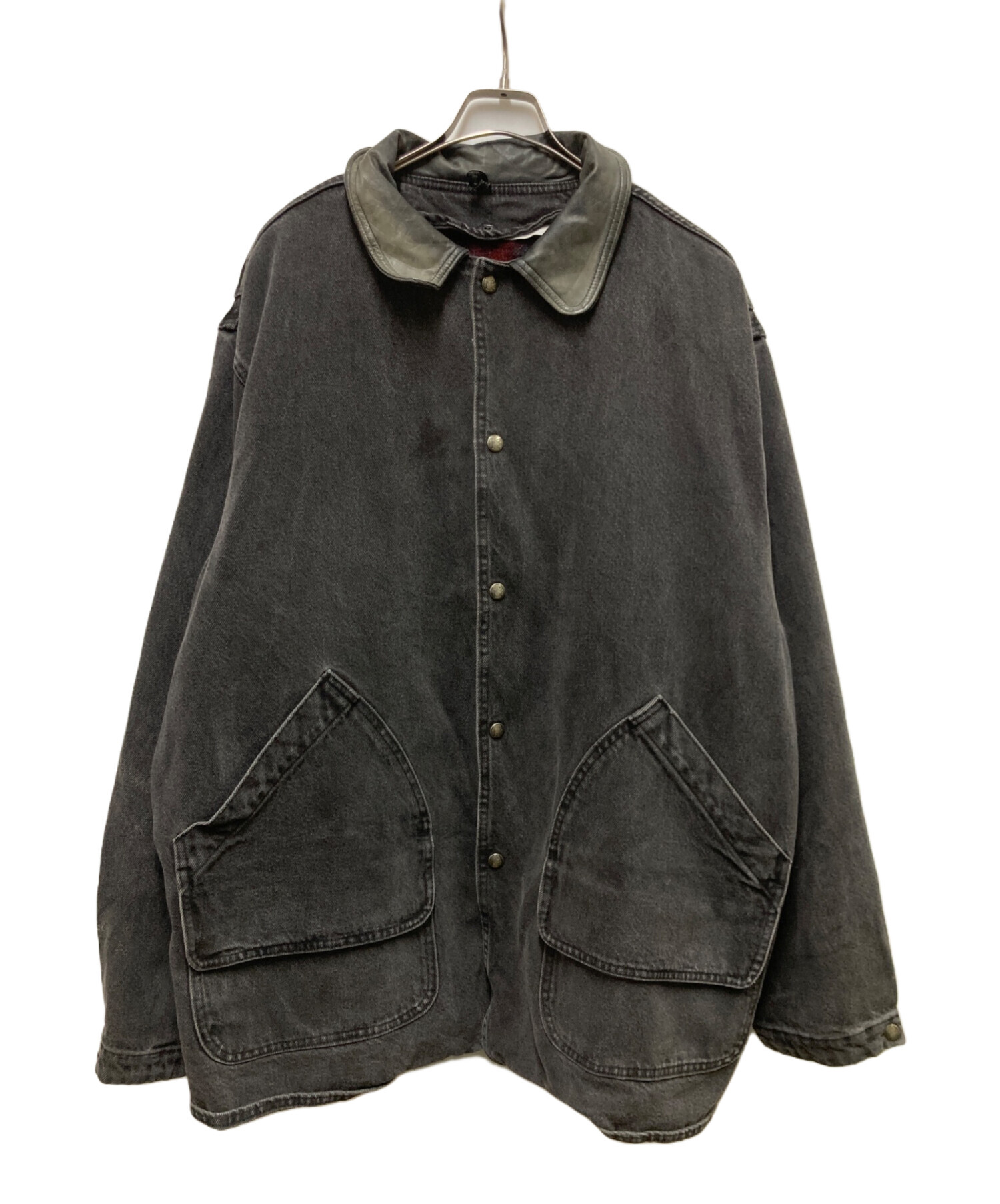 中古・古着通販】WOOLRICH (ウールリッチ) レザーカラーハンティング