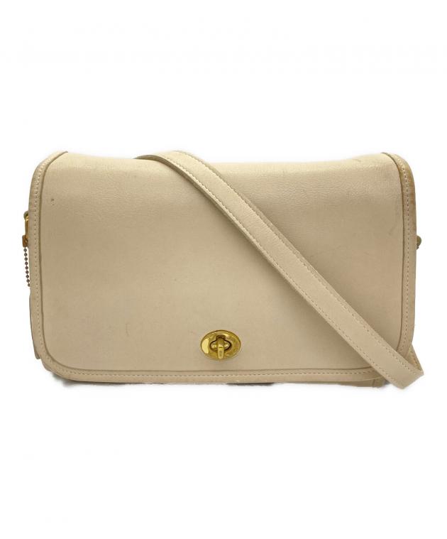 COACH コーチ ショルダーバッグ  ベージュ 【古着】【中古】【送料無料】 中古・古着通販】COACH (コーチ) ショルダーバッグ ベージュ｜ブランド
