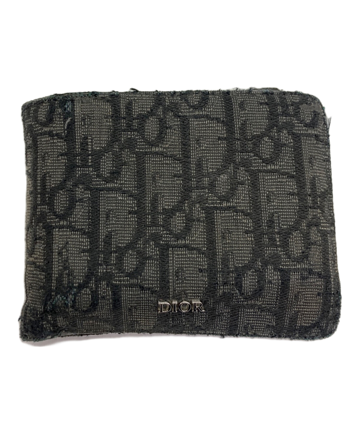 中古・古着通販】DIOR (ディオール) オブリーク ジャガード 2つ折り