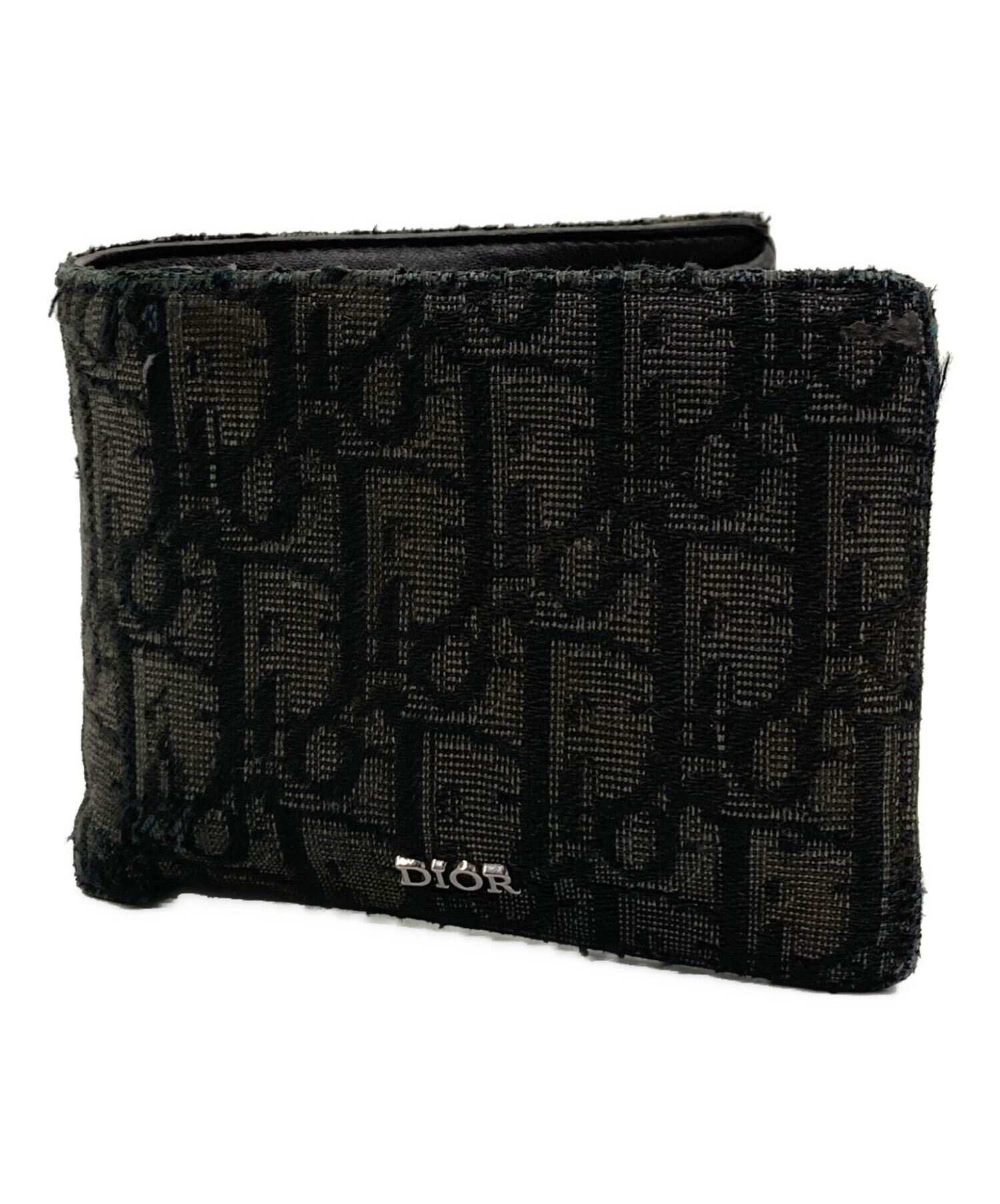 中古・古着通販】DIOR (ディオール) オブリーク ジャガード 2つ折り