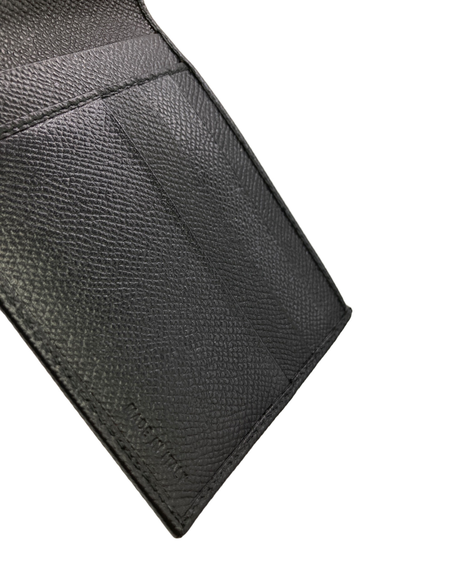 中古・古着通販】BVLGARI (ブルガリ) HIPSTER LARGE 2 FOLDS ブラック