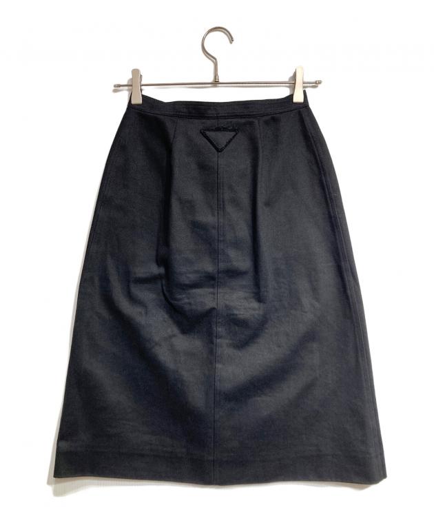 PRADA 台形スカート PRADA（プラダ）ひざ丈スカート 黒 サイズ:40(M位) レディース