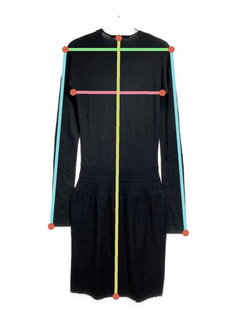 中古・古着通販】BALENCIAGA (バレンシアガ) ニットワンピース/Knit