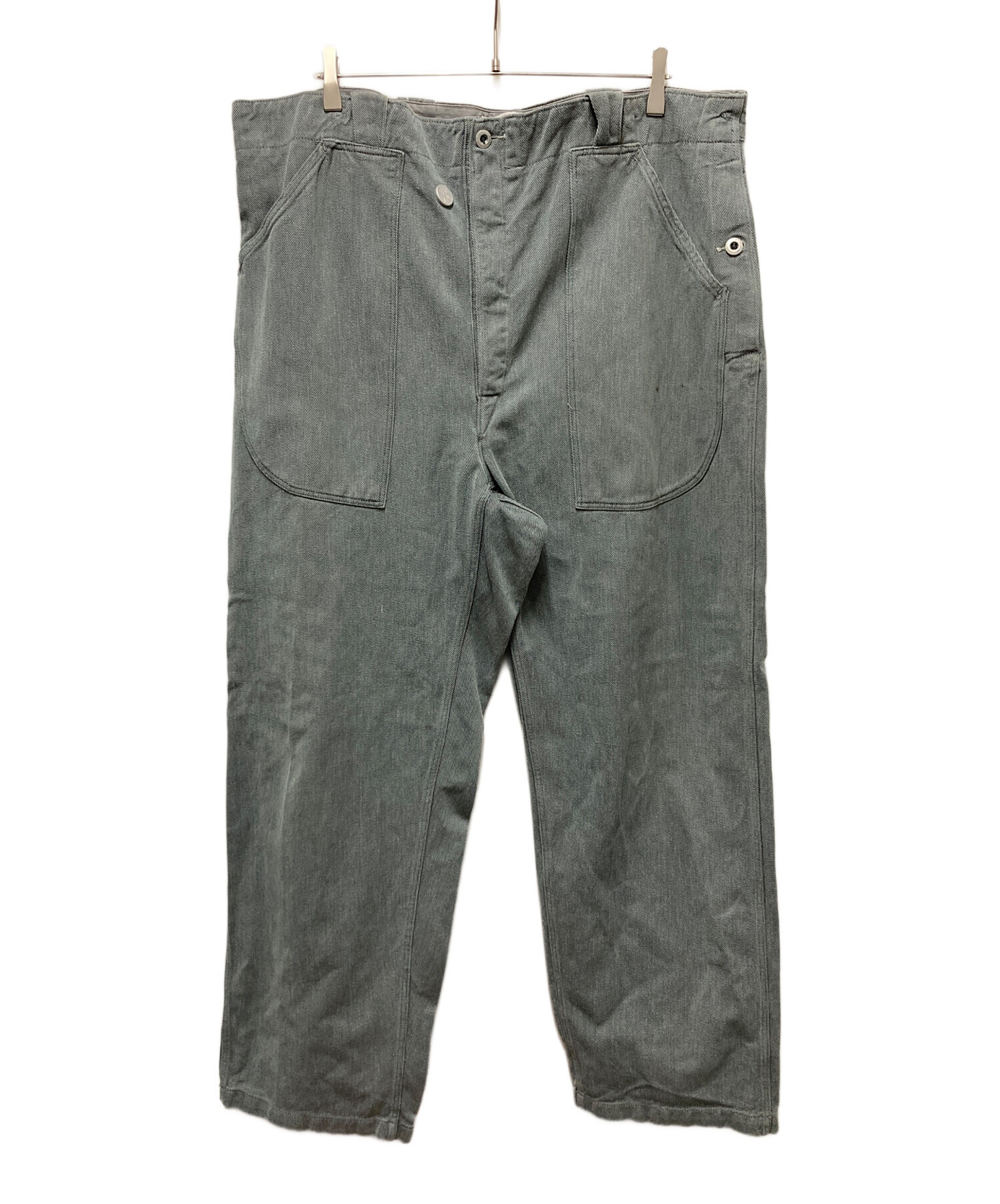中古・古着通販】スイス軍 (スイスアーミー) Denim Work Pants グレー