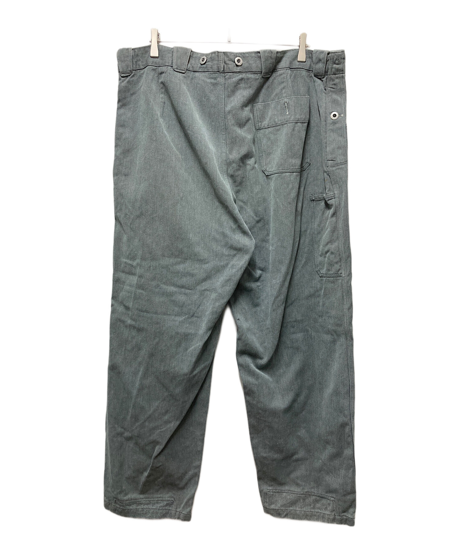 中古・古着通販】スイス軍 (スイスアーミー) Denim Work Pants グレー