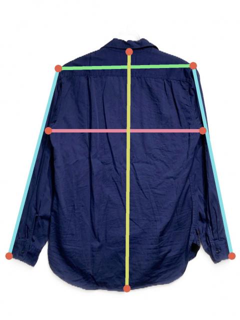 中古・古着通販】ATLAST & CO (アットラスト) オープンカラーワーク