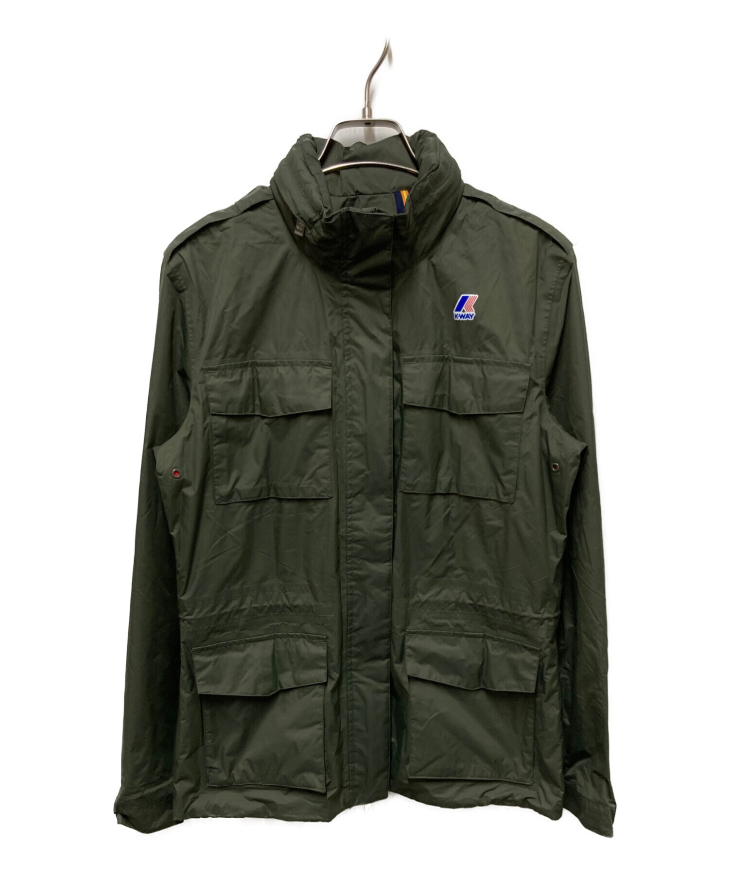 中古・古着通販】K-way (ケイウェイ) ナイロンジャケット カーキ 