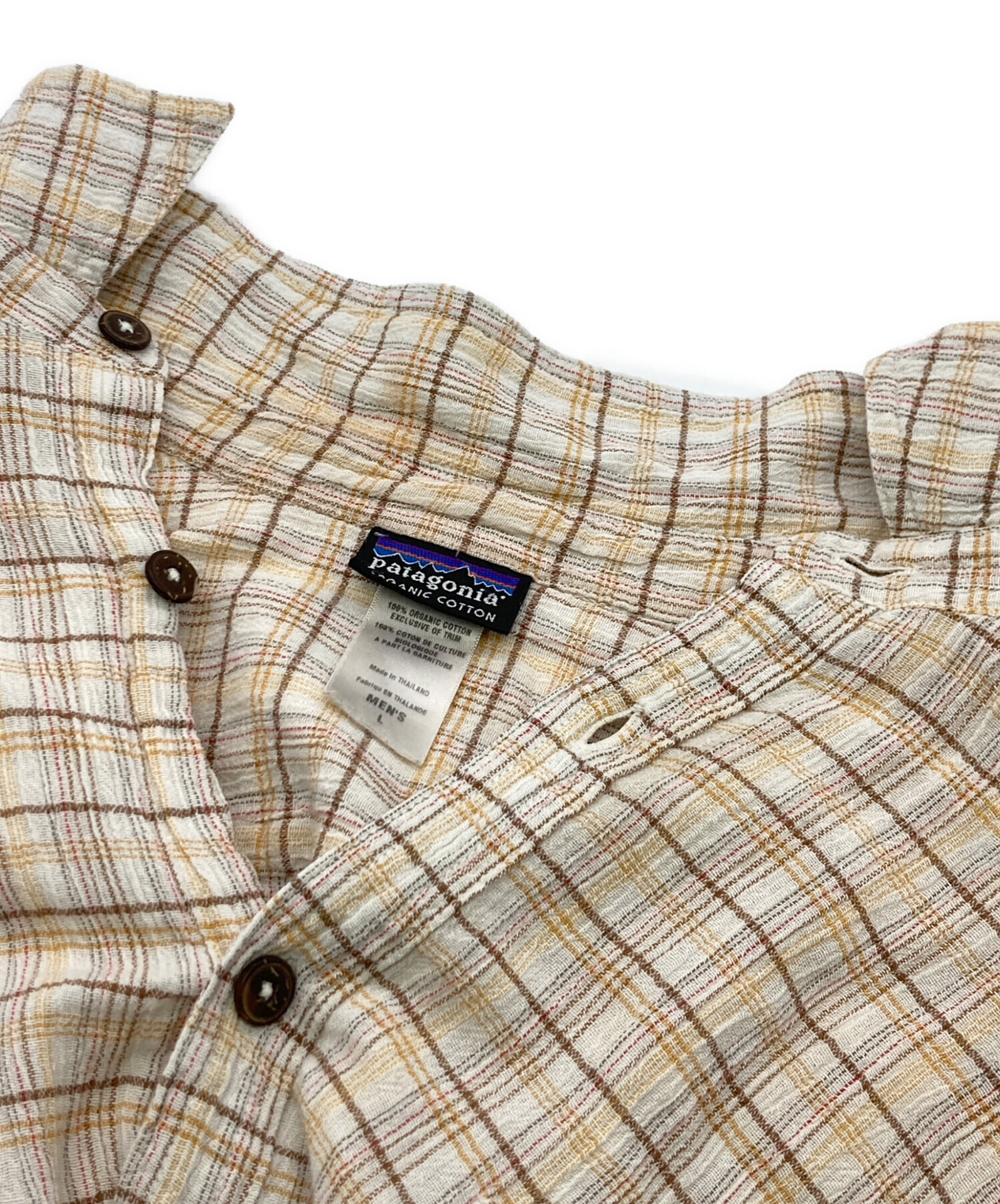 中古・古着通販】Patagonia (パタゴニア) 半袖シャツ オレンジ サイズ
