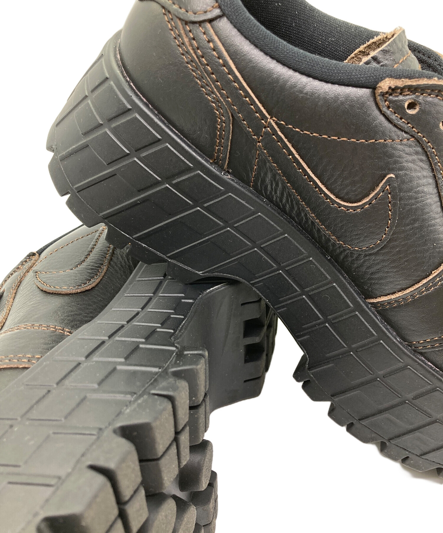 中古・古着通販】NIKE (ナイキ) AIR JORDAN 1 BROOKLYN LOW BLACK 