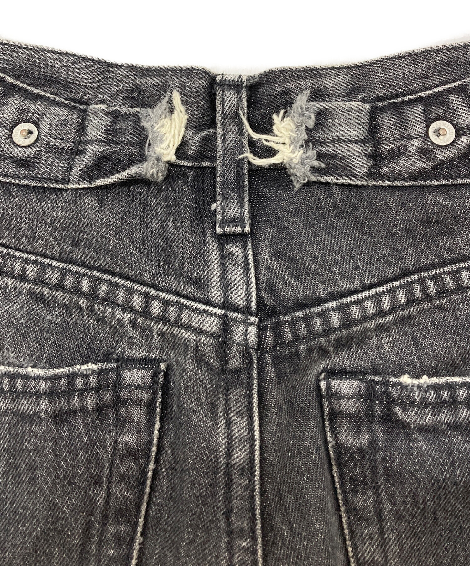 中古・古着通販】DAIRIKU (ダイリク) Coating Slim Denim Pants