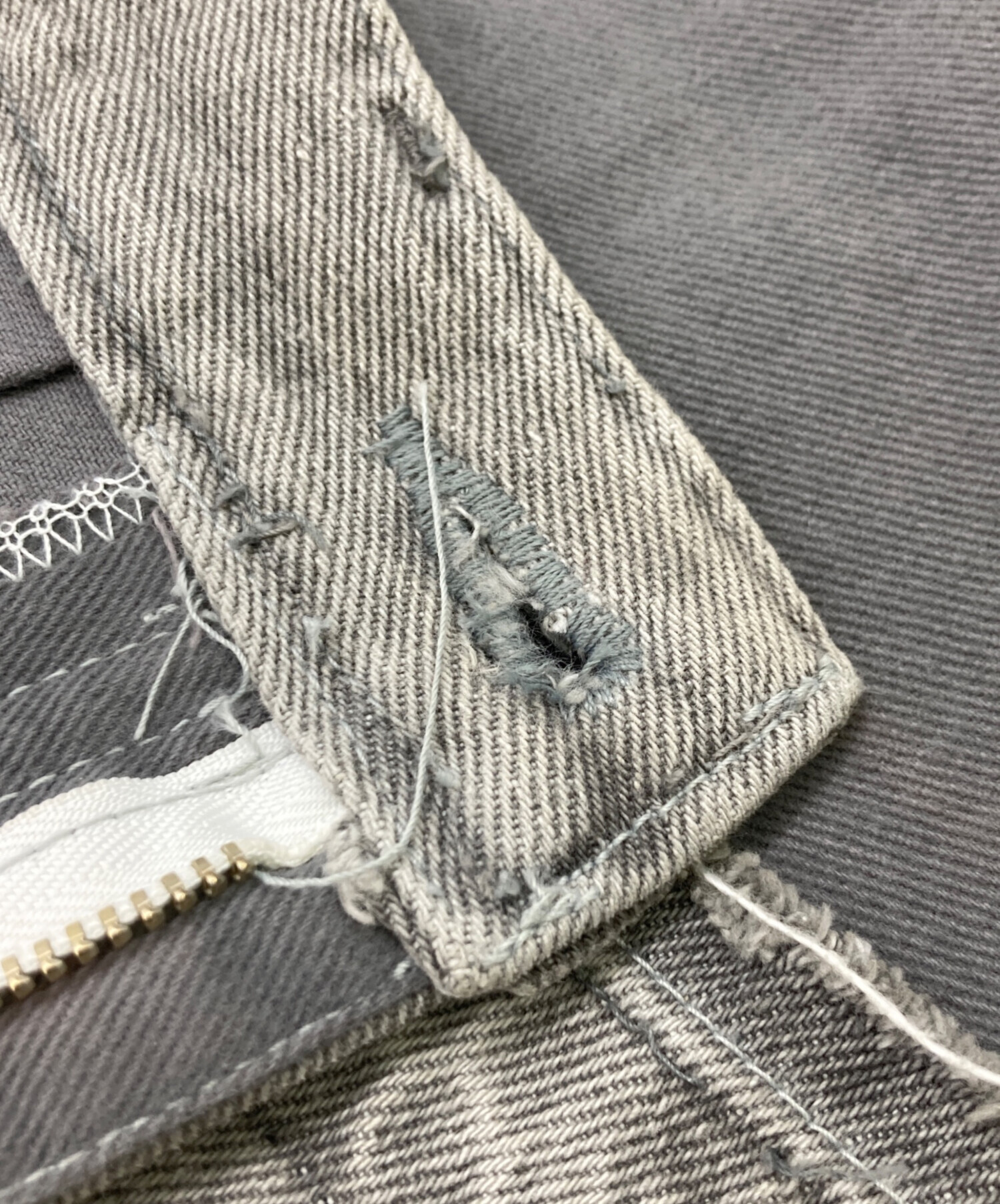 中古・古着通販】SURGERY (サージェリー) SURGERY REMAKE DENIM グレー