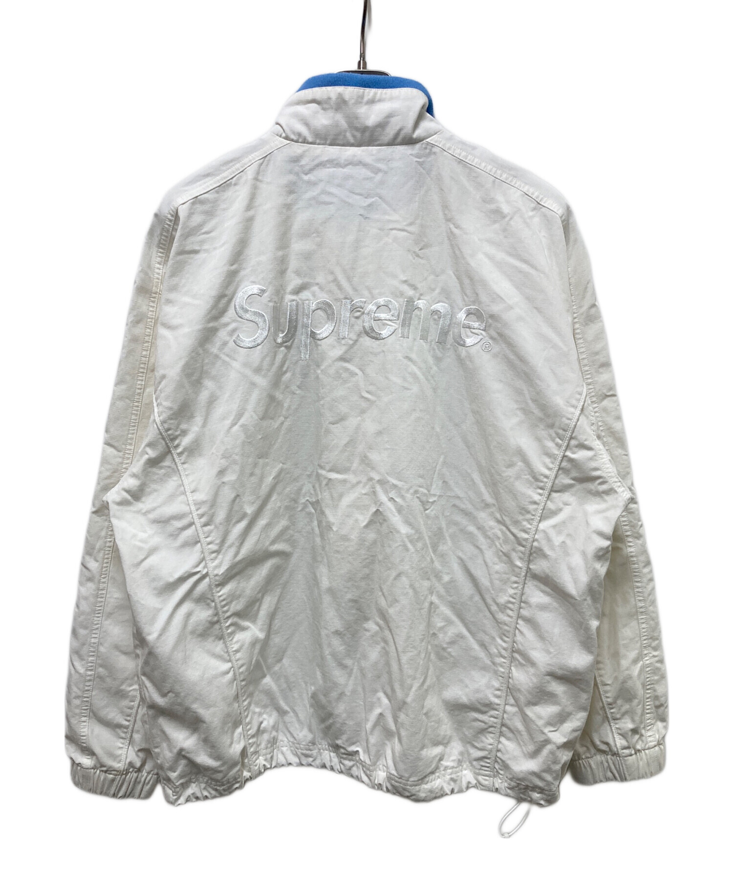 【美品】シュプリーム アンブロ トラックジャケット リップストップ 白 M 中古・古着通販】SUPREME (シュプリーム) UMBRO (アンブロ) Cotton