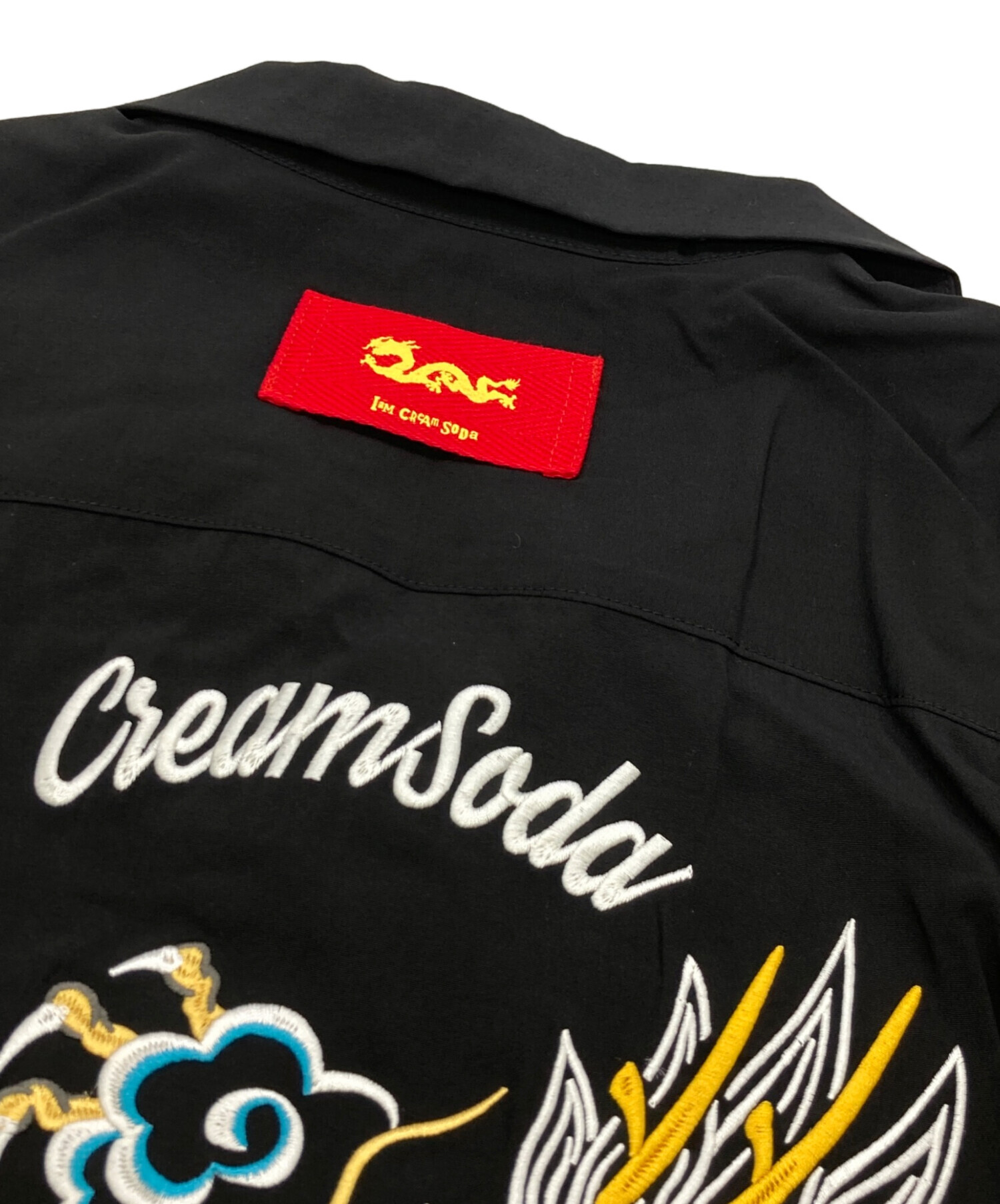 中古・古着通販】CREAM SODA (クリームソーダ) 双龍刺繍シャツ