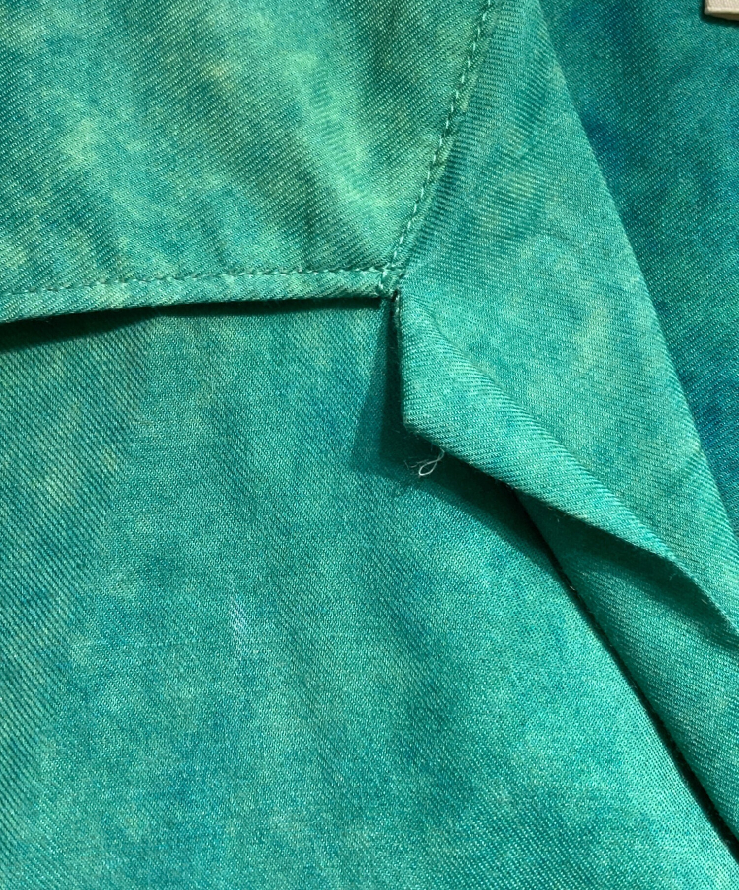 中古・古着通販】YOKE (ヨーク) GRADATION PRINTED OPEN COLLAR SHIRT