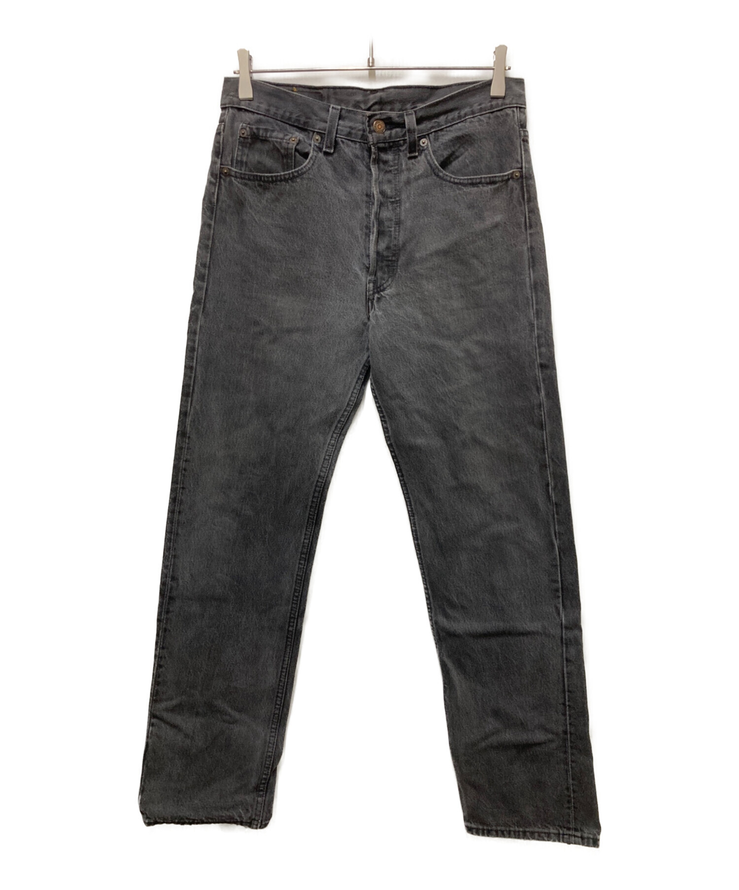 古*t様 リーバイス levis 501 ストレートデニム ブラック W34L3 中古・古着通販】LEVI'S (リーバイス) 90s 501ブラックデニムパンツ