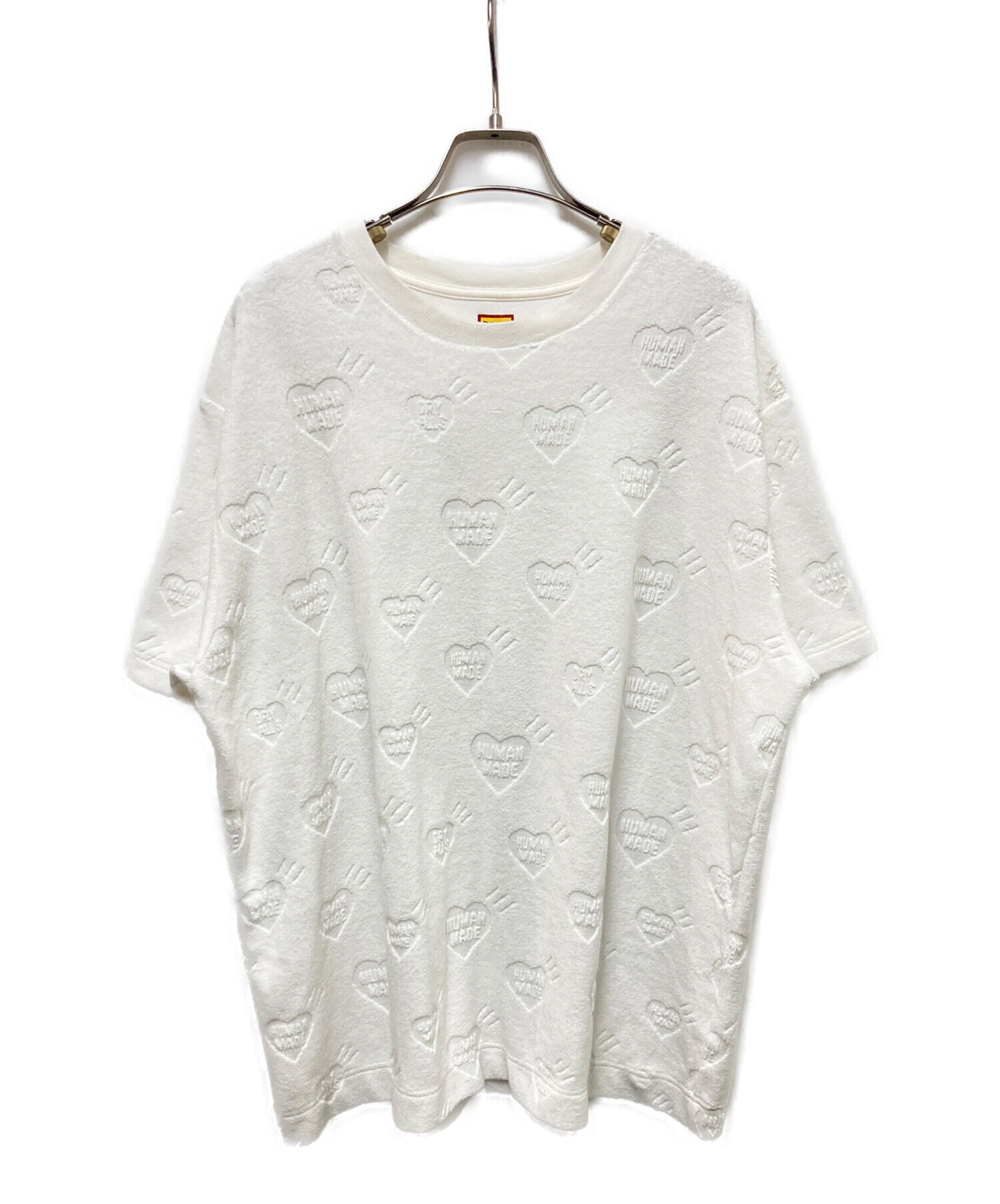 メルト様☆レア ヒューマンメイド EMBROIDERY SHIRT シャツ S 中古・古着通販】HUMAN MADE (ヒューマンメイド) エンボスロゴTシャツ