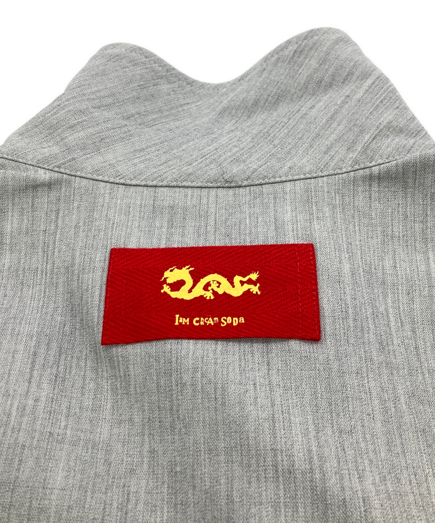 中古・古着通販】CREAM SODA (クリームソーダ) V切替ブルゾン グレー
