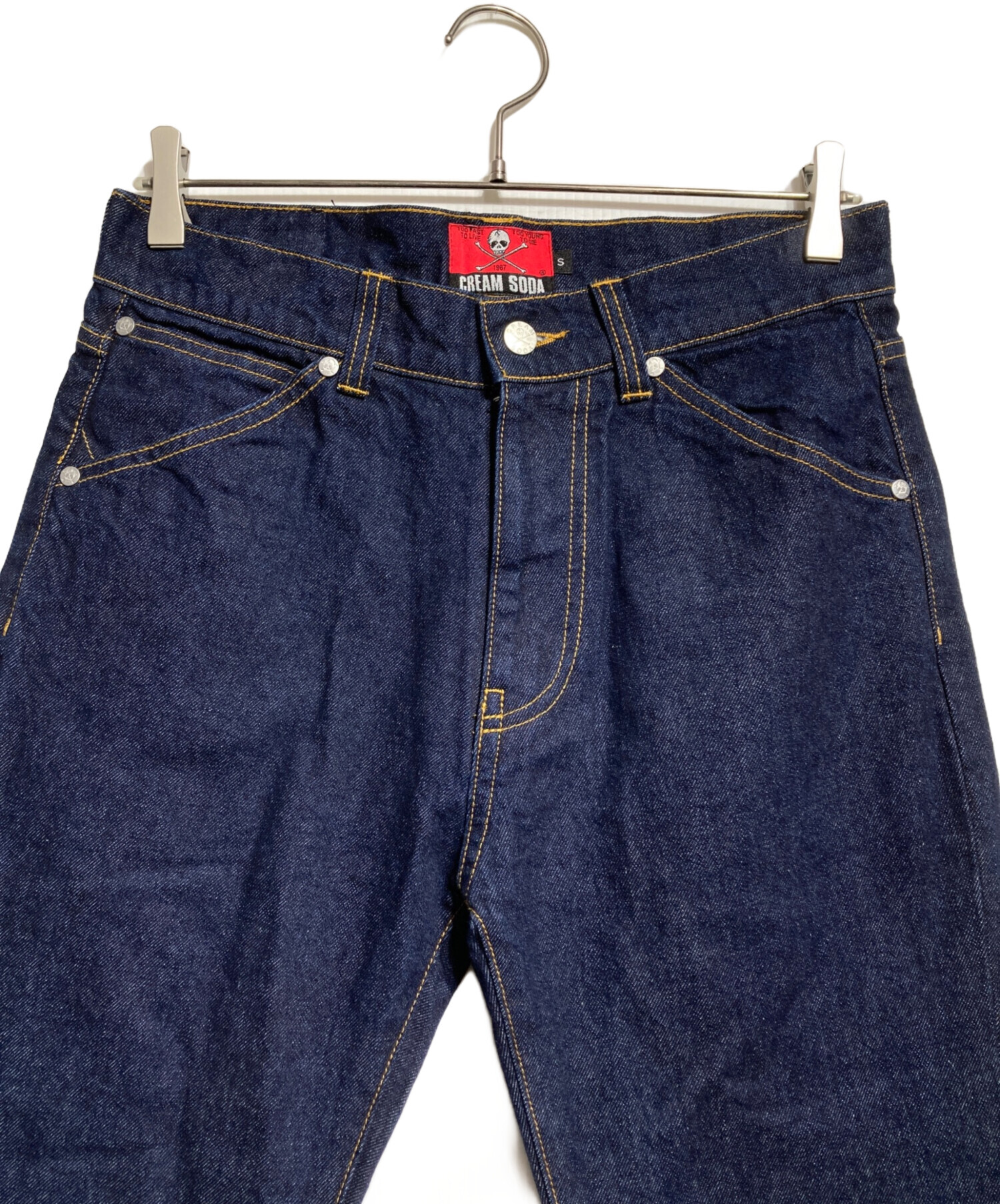 Cream Soda デニムパンツ 33インチ 中古・古着通販】CREAM SODA (クリームソーダ) DENIM PANTS/デニム
